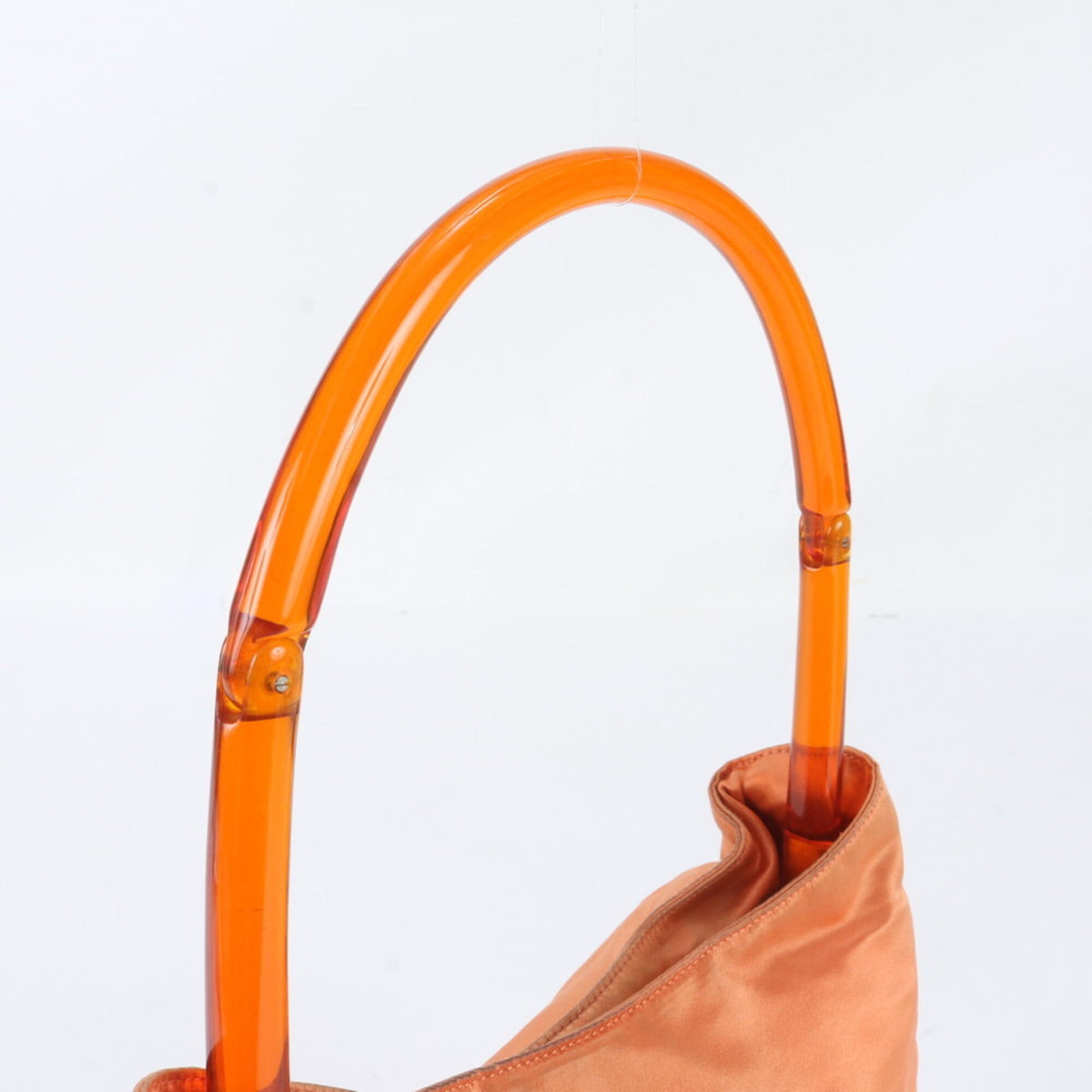 Prada Orange Shoulder Bag Tote Bag (Pre-Owned)