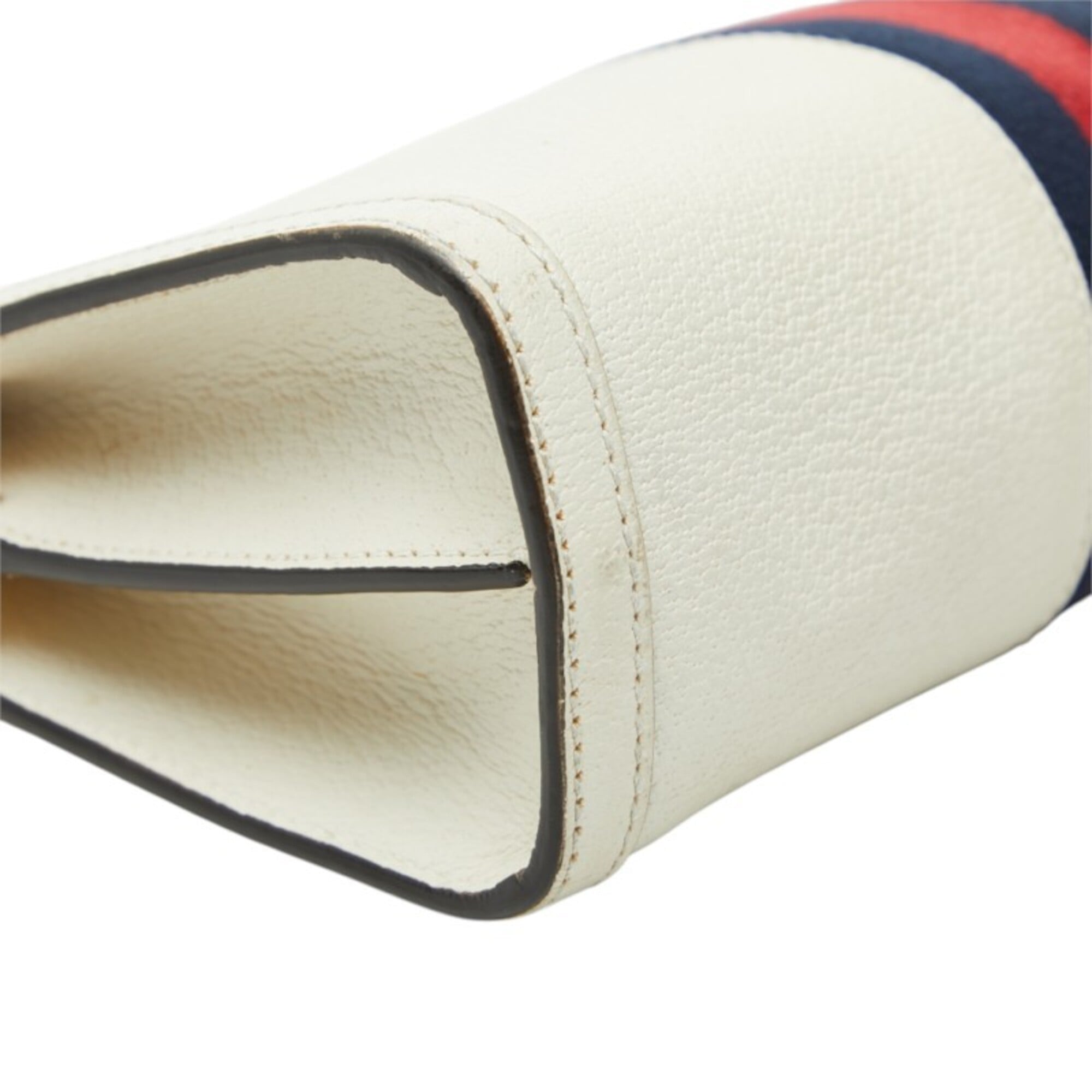 Gucci Ivory Leather Shoulder Bag (Pre-Owned)