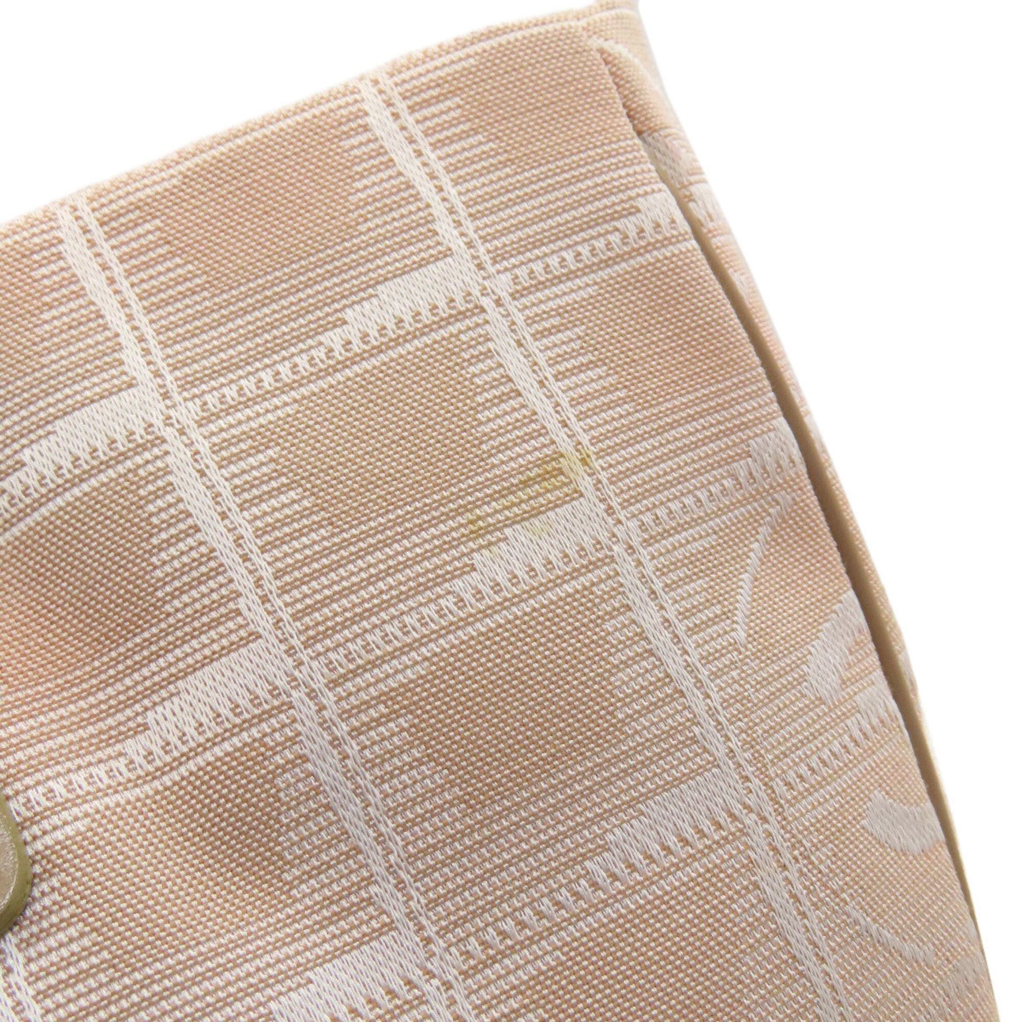Chanel Beige Nylon Jacquard Tote Bag (Pre-Owned)