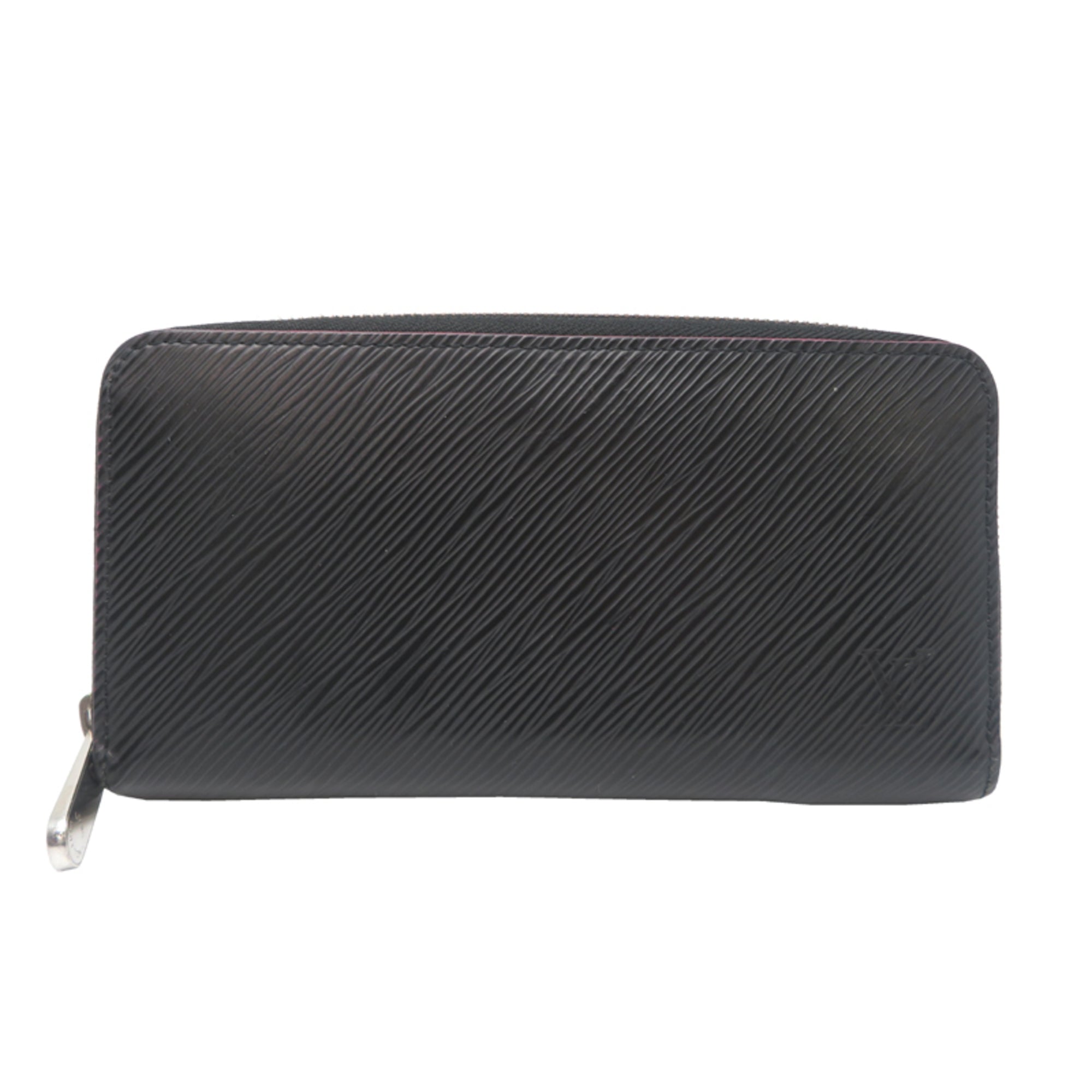 Louis Vuitton Black Noir Epi Leather Long Wallet (Bi-Fold) (Pre-Owned)