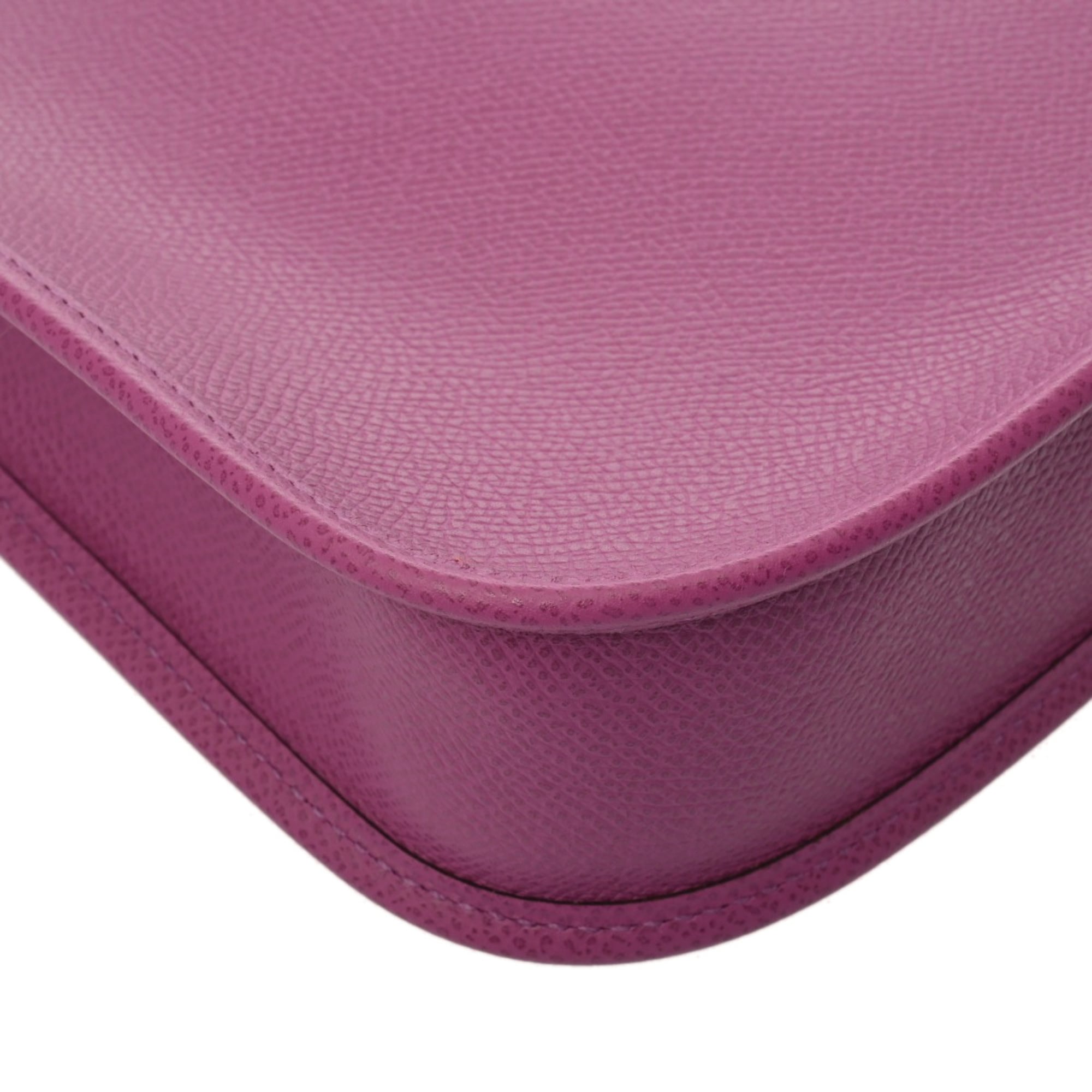 Hermes Cyclamen Epsom Leather Shoulder Bag (Pre-Owned)