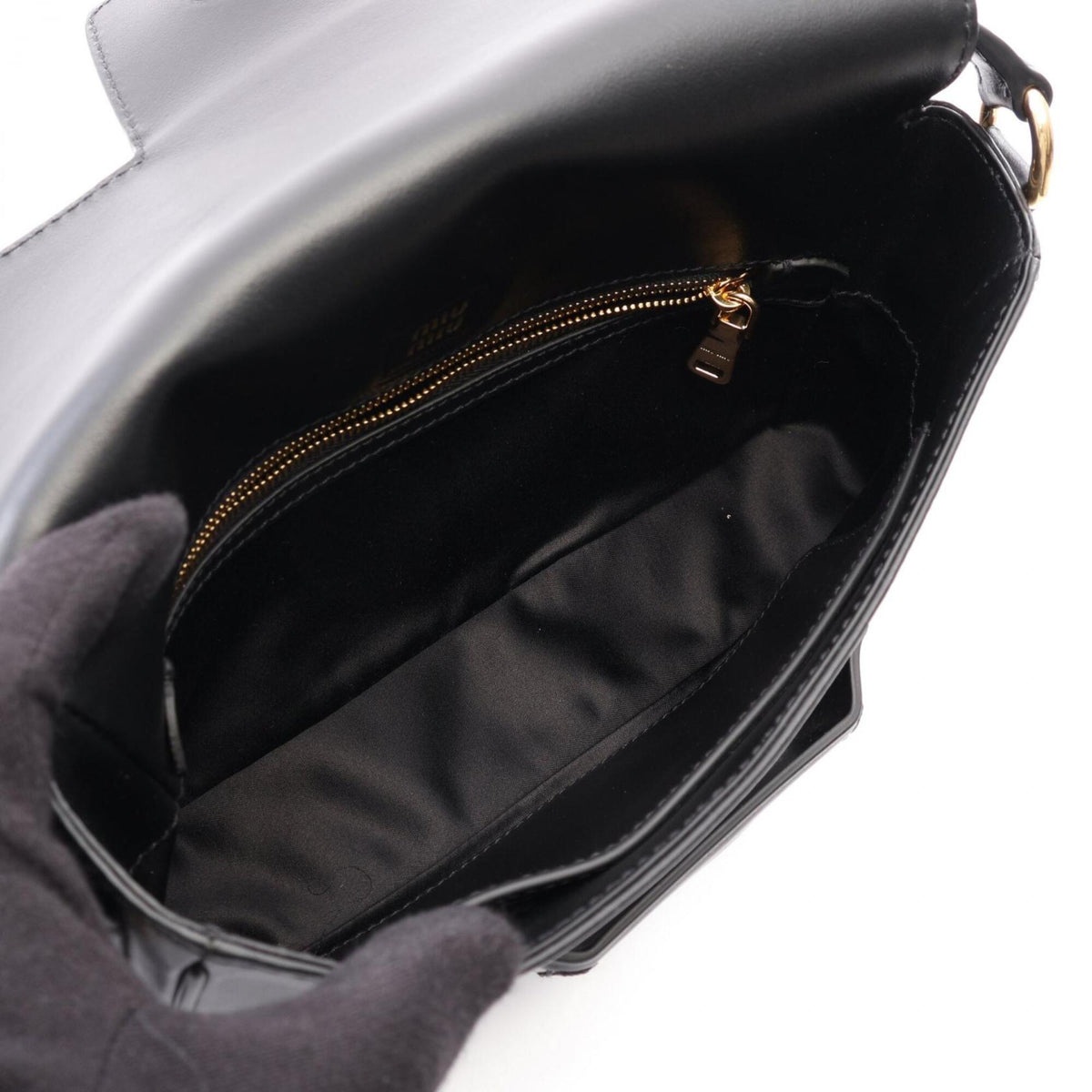Miu Miu Black Leather Handbag (Pre-Owned)