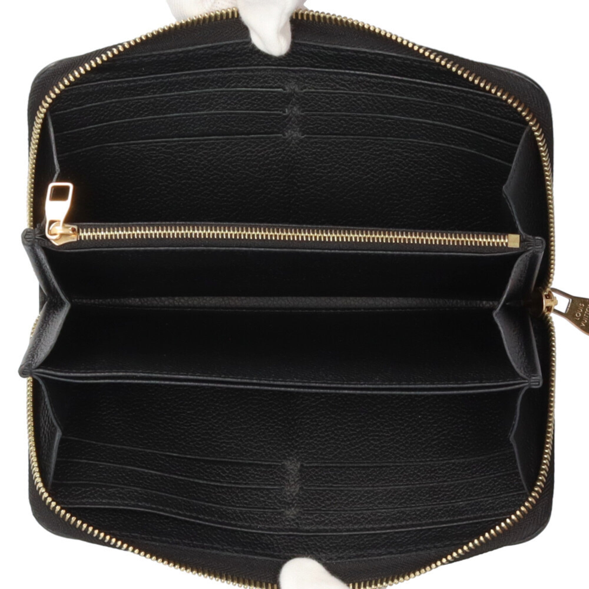 Louis Vuitton Monogram Empreinte Black Noir Monogram Empreinte Long Wallet (Bi-Fold) (Pre-Owned)
