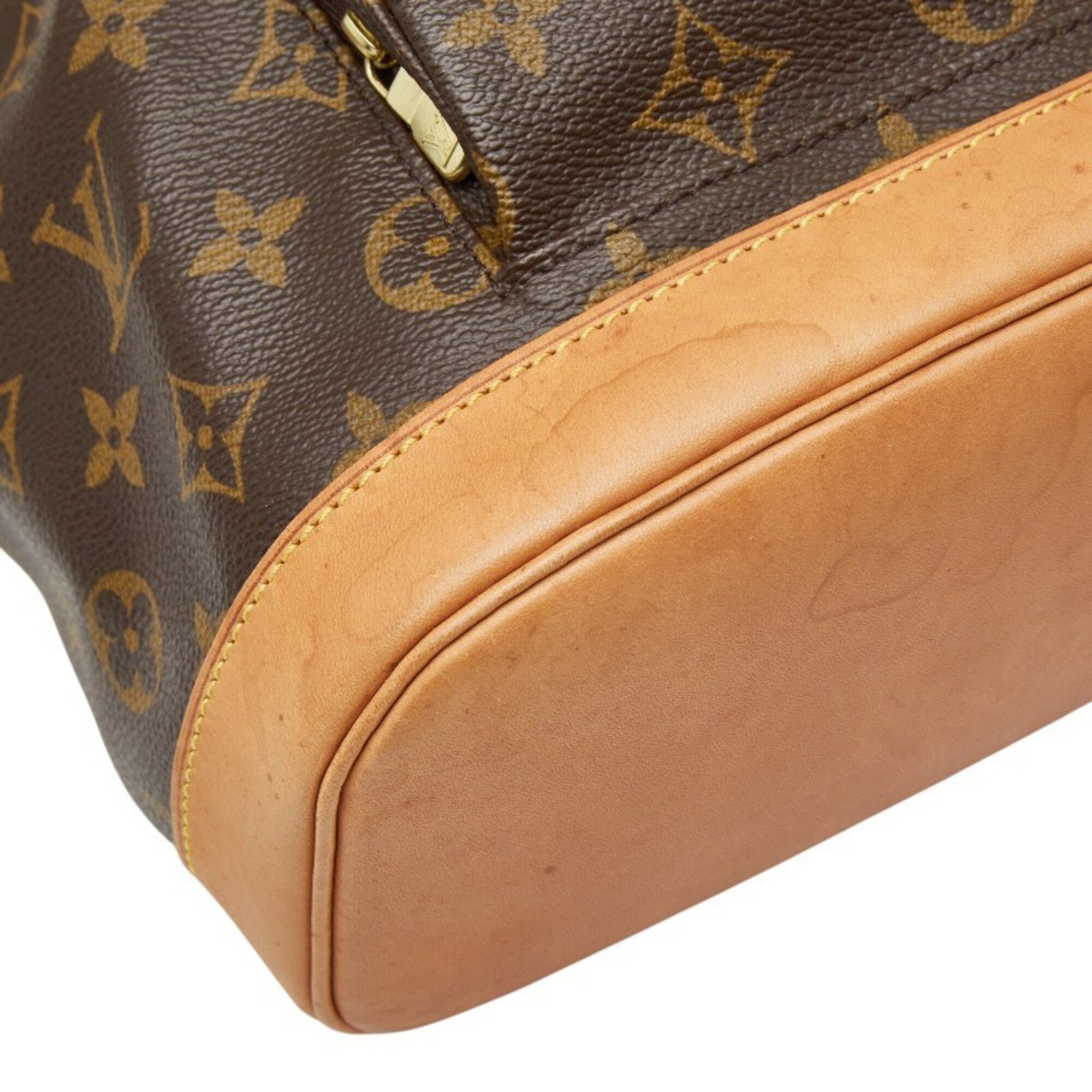 Louis Vuitton Brown Pvc Leather Backpack (Pre-Owned)