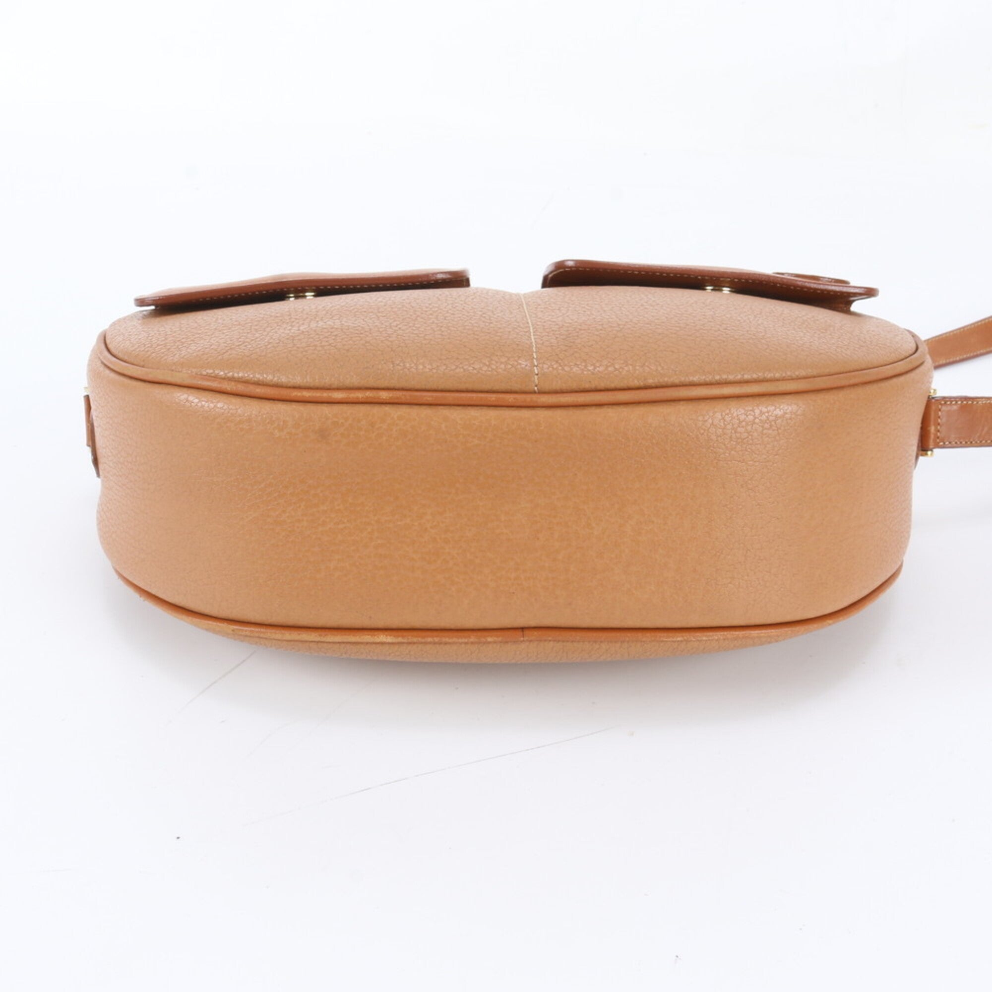 Gucci Brown Leather Crossbody Bag Shoulder Bag (Pre-Owned)