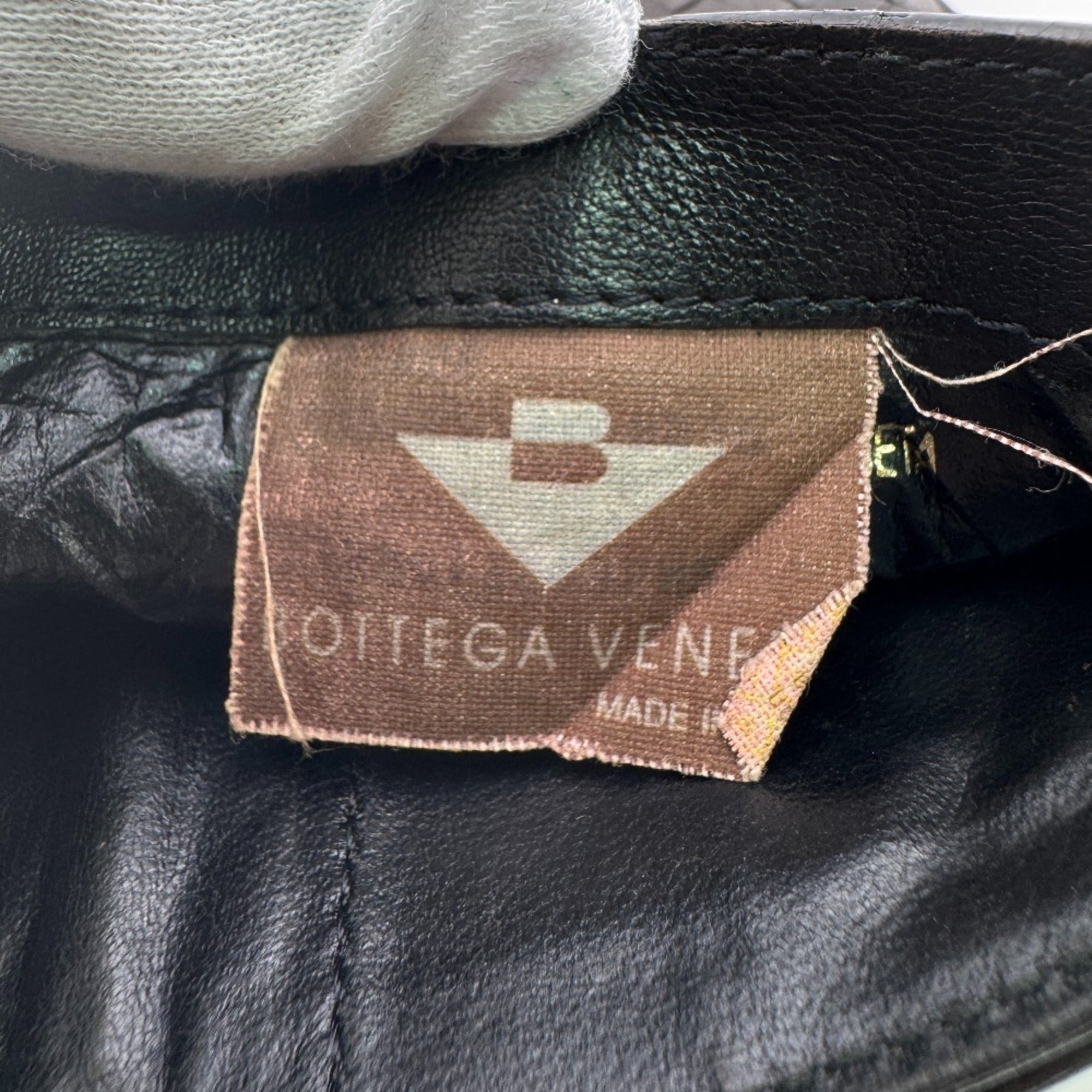 Bottega Veneta Black Intrecciato Long Wallet (Bi-Fold) (Pre-Owned)