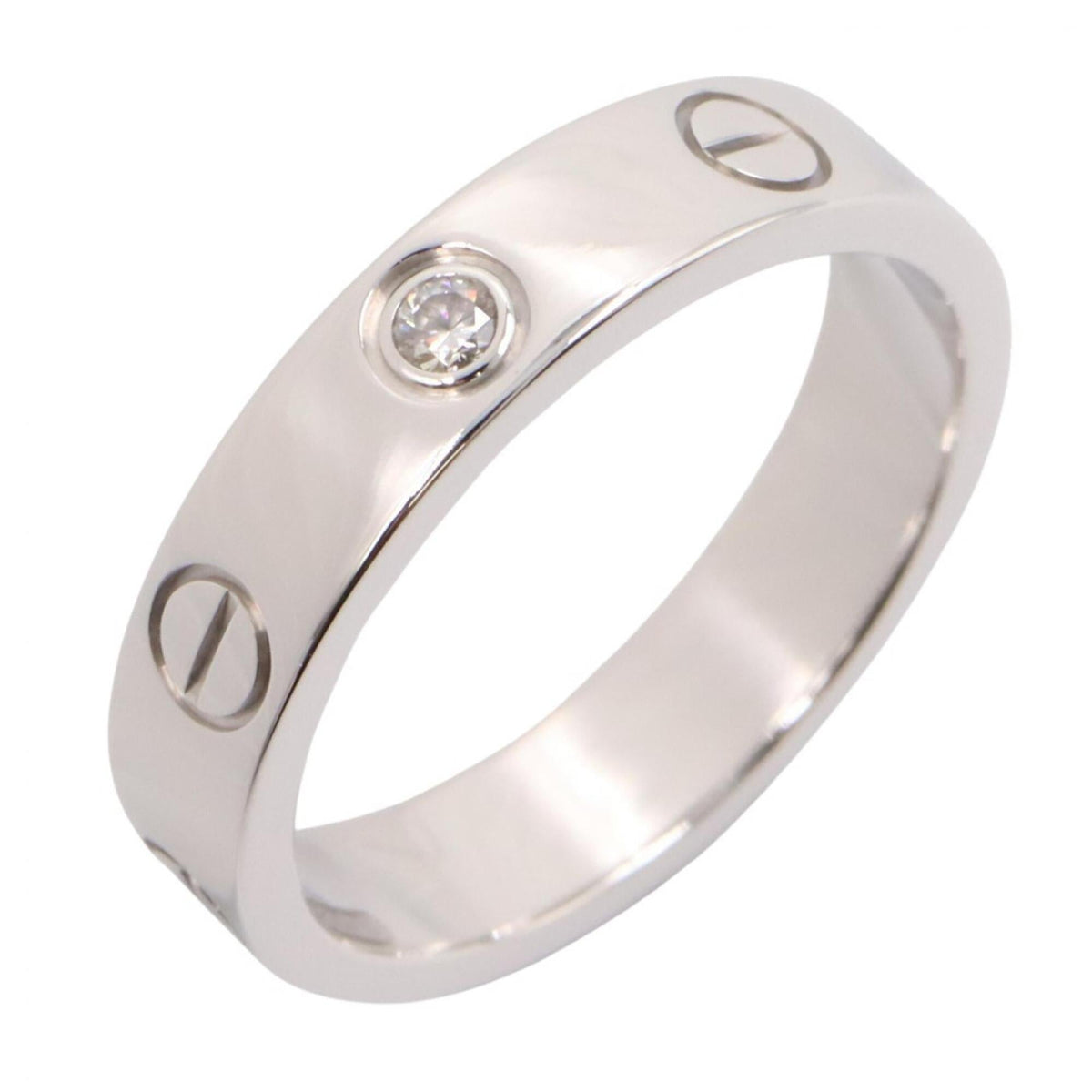 Cartier White Gold White Gold (18K) Band Ring (Pre-Owned)