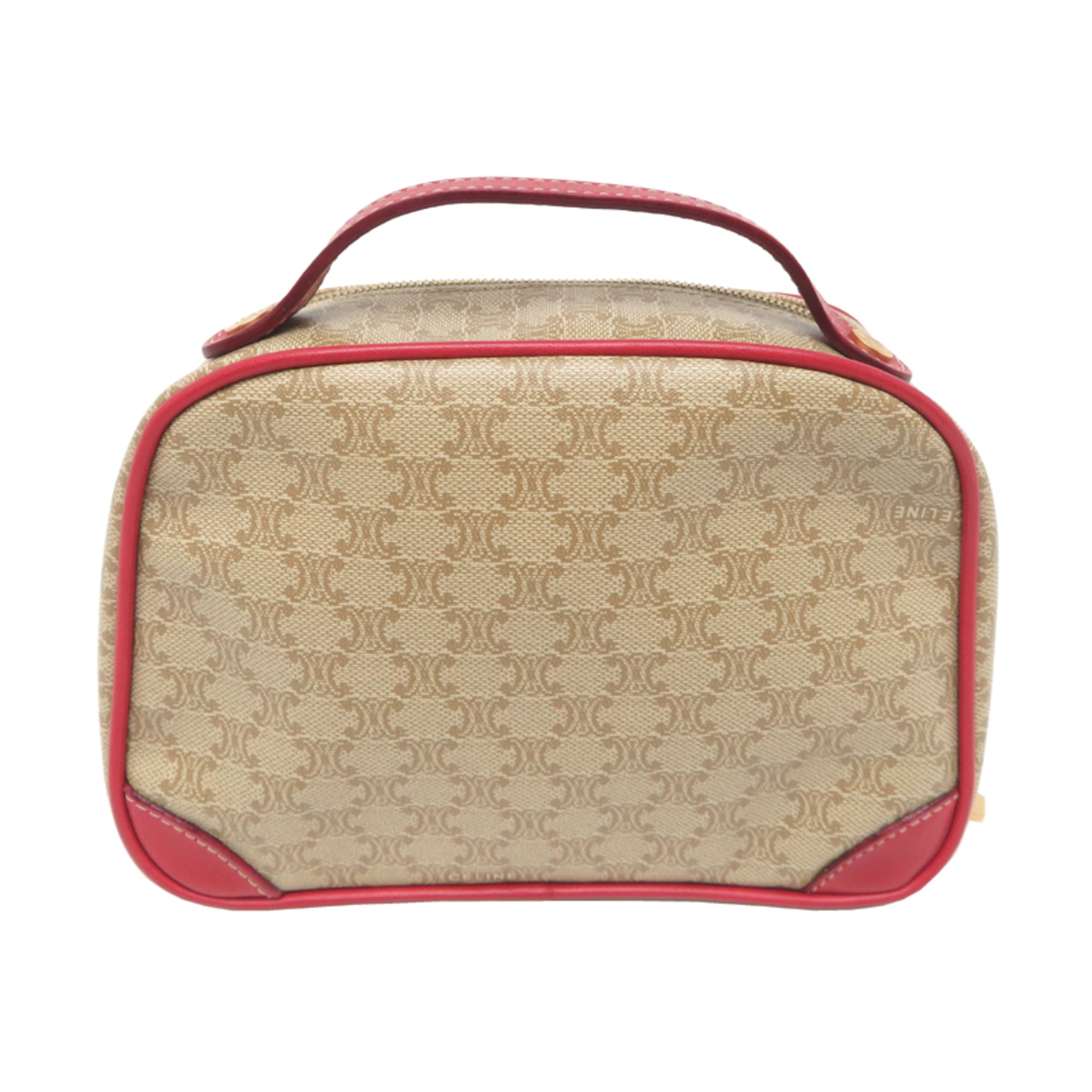 Celine Beige Red Color Handbag (Pre-Owned)