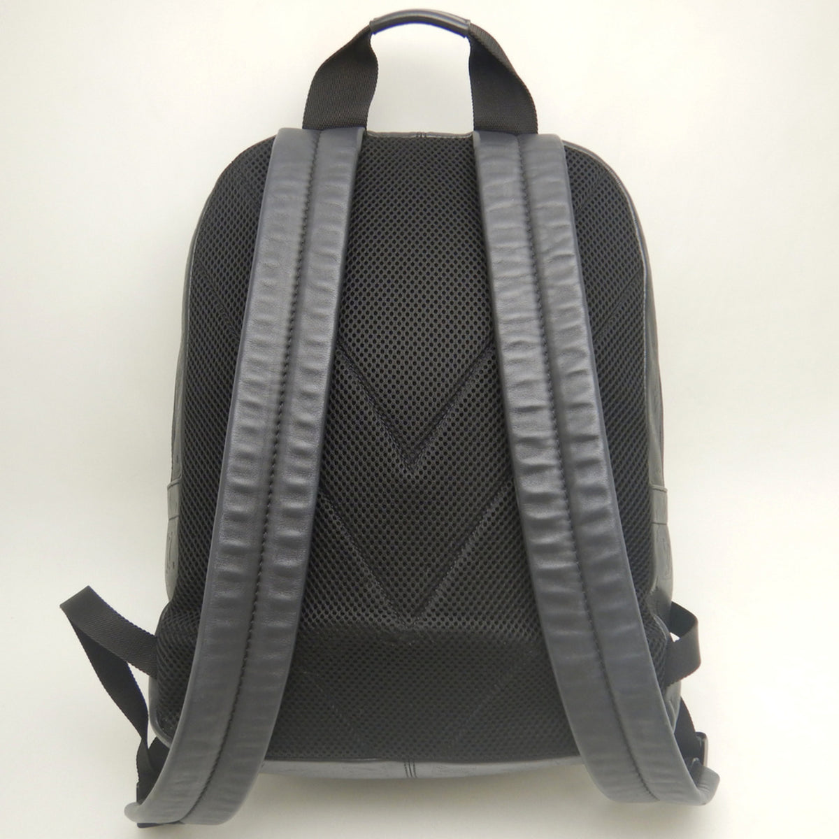 Louis Vuitton Monogram Shadow Noir Leather Backpack (Pre-Owned)