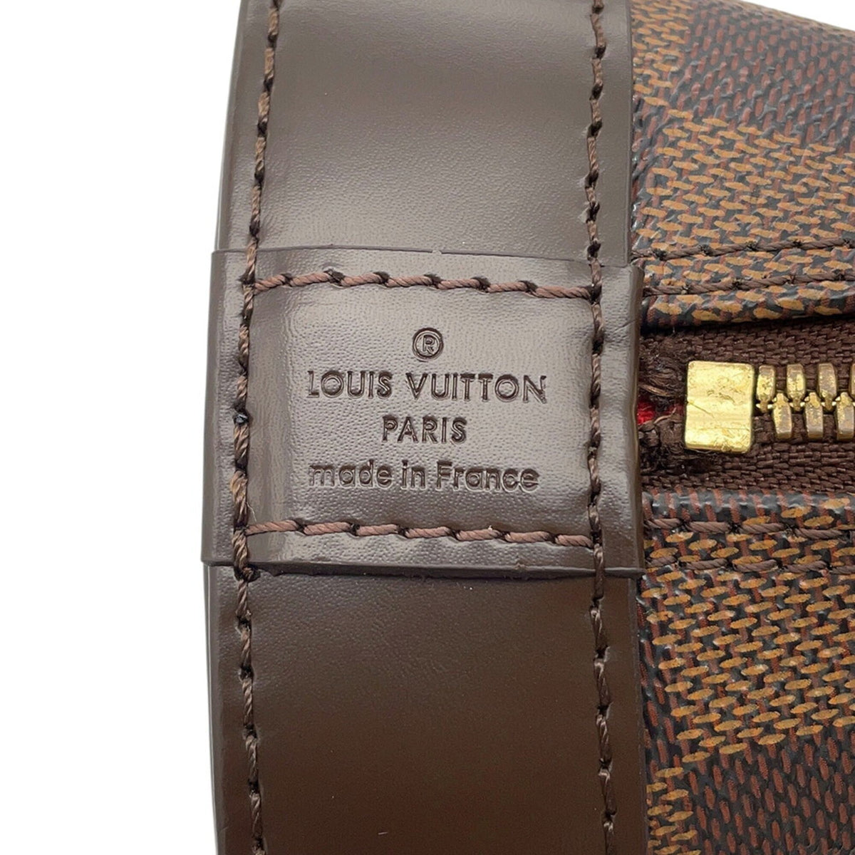 Louis Vuitton Damier Brown Damier Canvas Ebene Handbag (Pre-Owned)