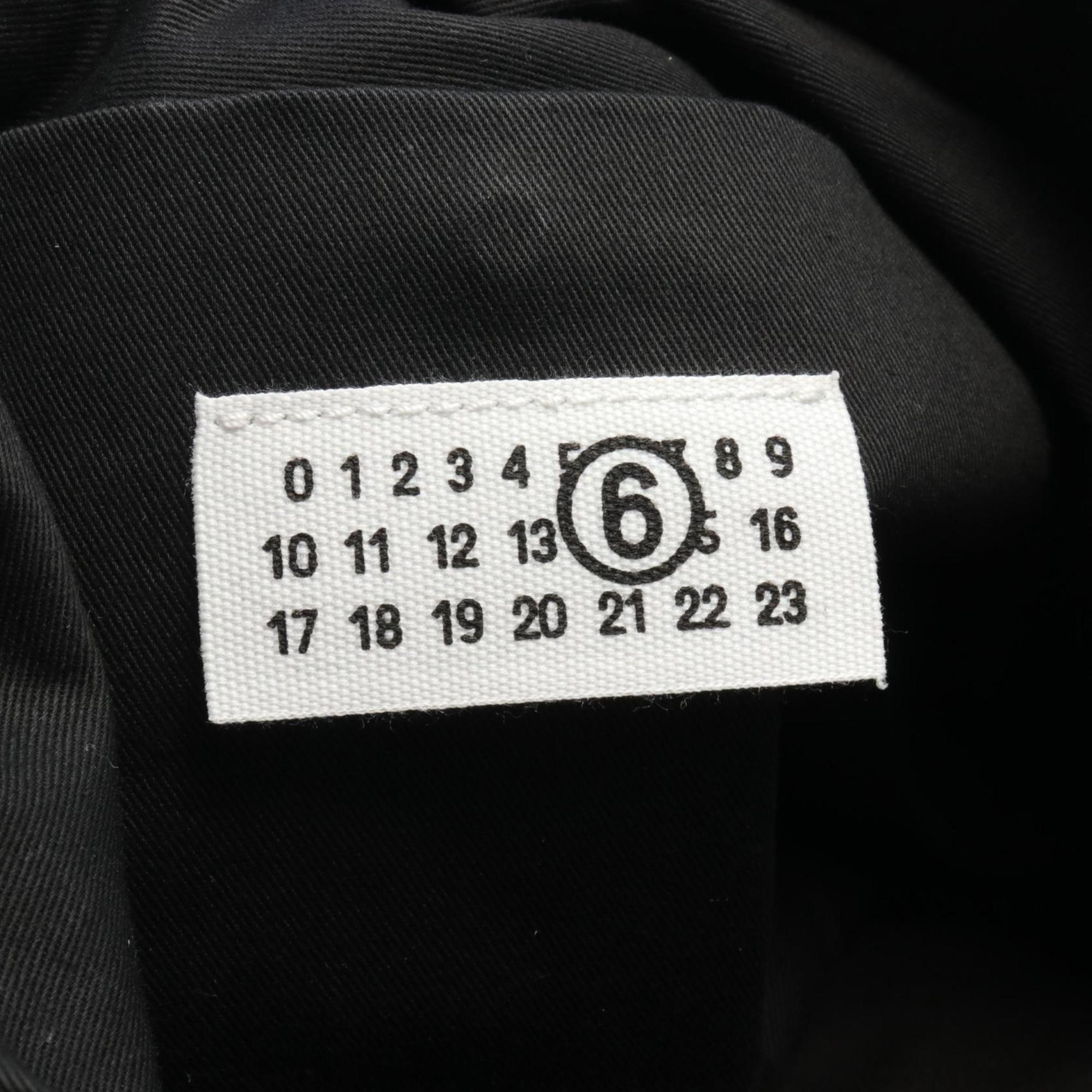 Mm6 Maison Margiela Black Cotton Tote Bag (Pre-Owned)