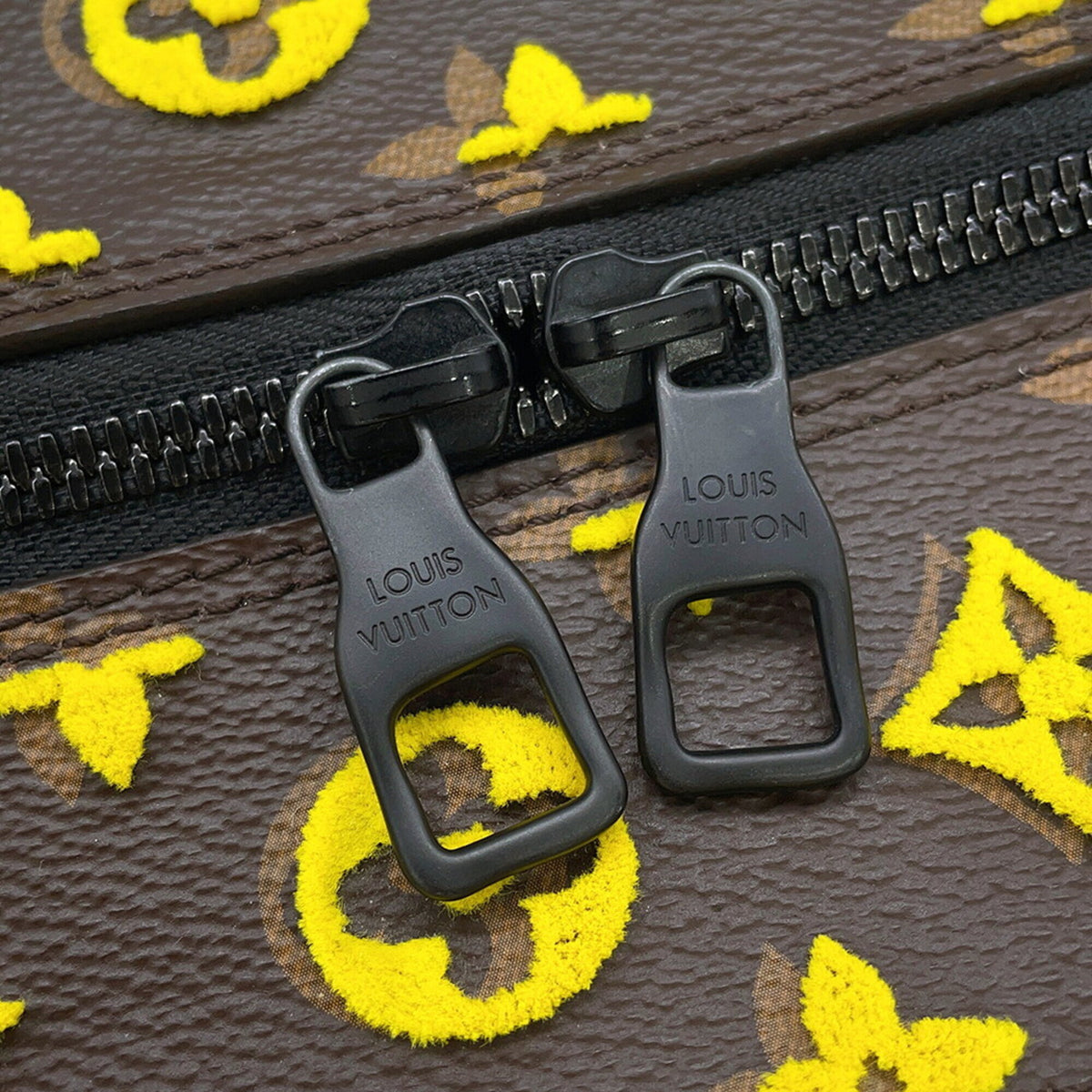 Louis Vuitton Monogram Tuffetage Black Brown Yellow Handbag Shoulder Bag (Pre-Owned)
