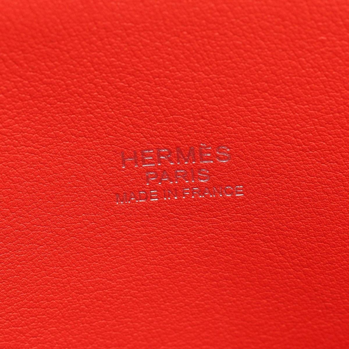 Hermes Red Color Swift Leather Handbag (Pre-Owned)