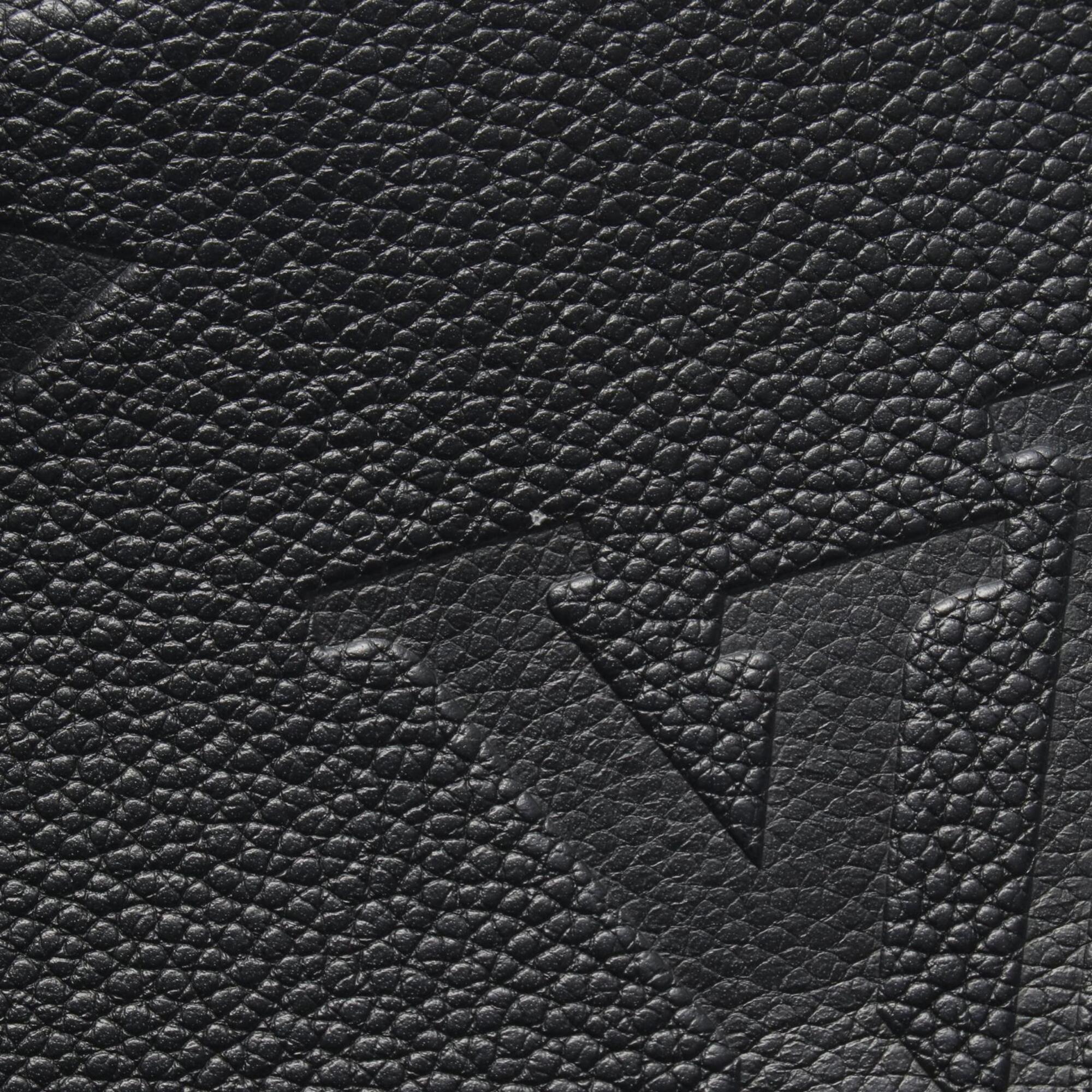 Louis Vuitton Black Noir Monogram Empreinte Handbag Pochette Shoulder Bag (Pre-Owned)