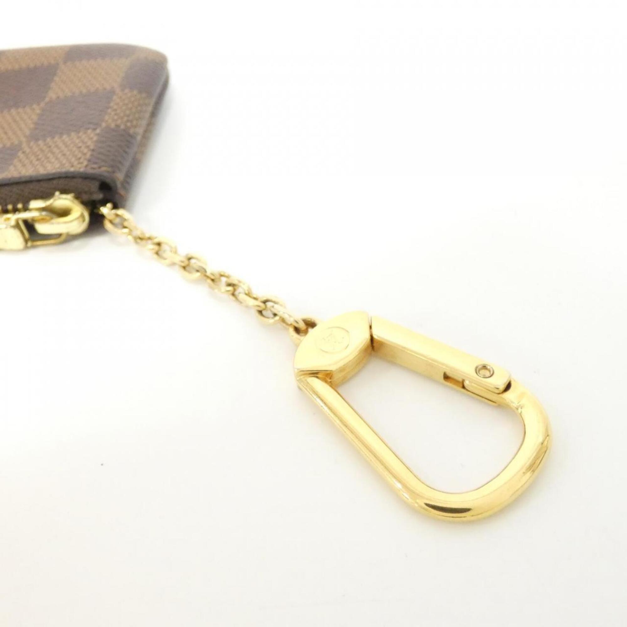 Louis Vuitton Damier Ebene Coated Canvas Coin Purse/Coin Case (Pre-Owned)