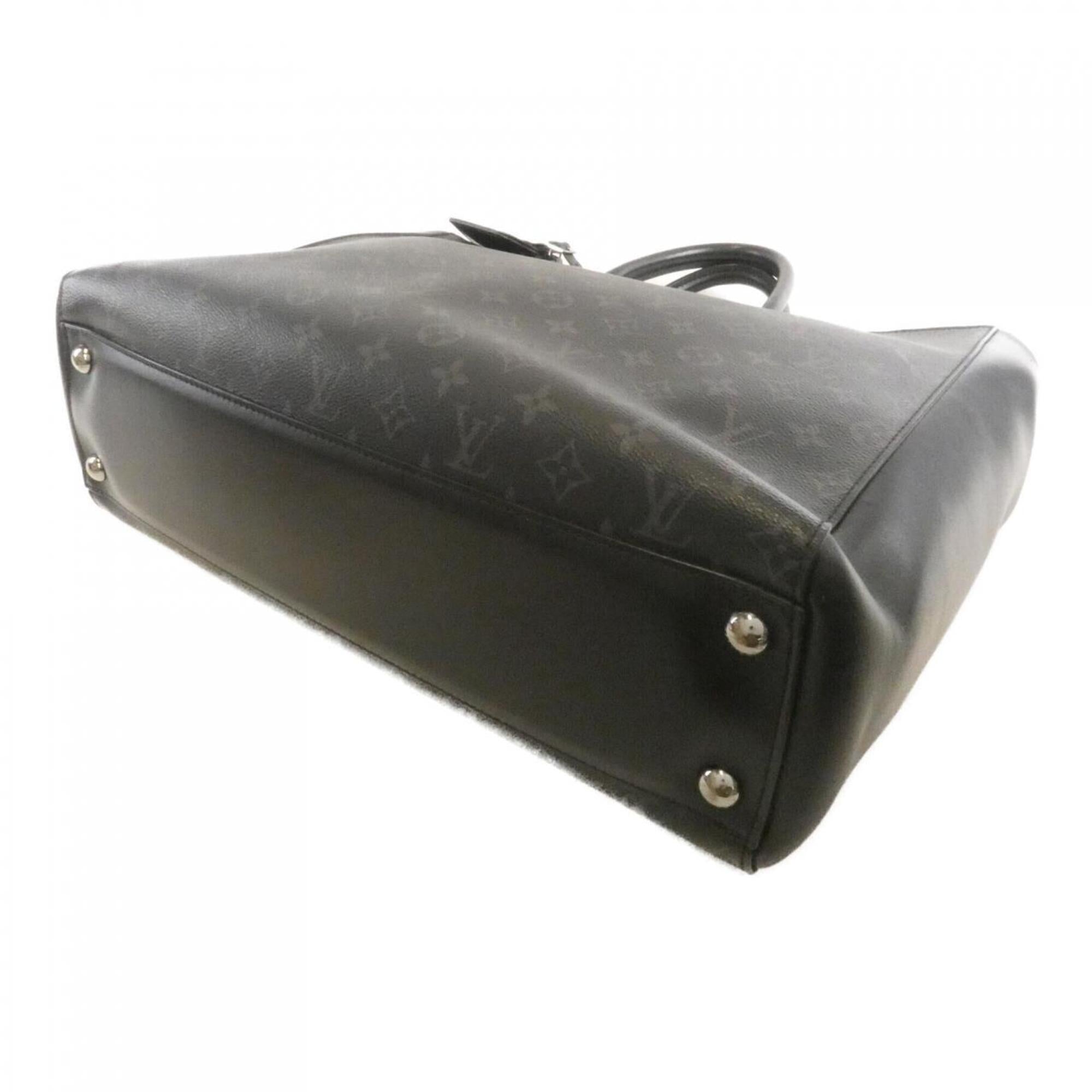 Louis Vuitton Black Coated Canvas Handbag (Pre-Owned)