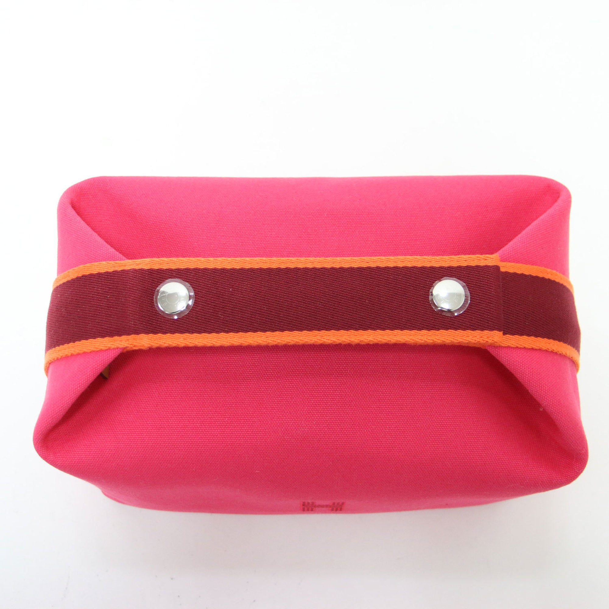 Hermes Black Pink Cotton Pouch (Pre-Owned)