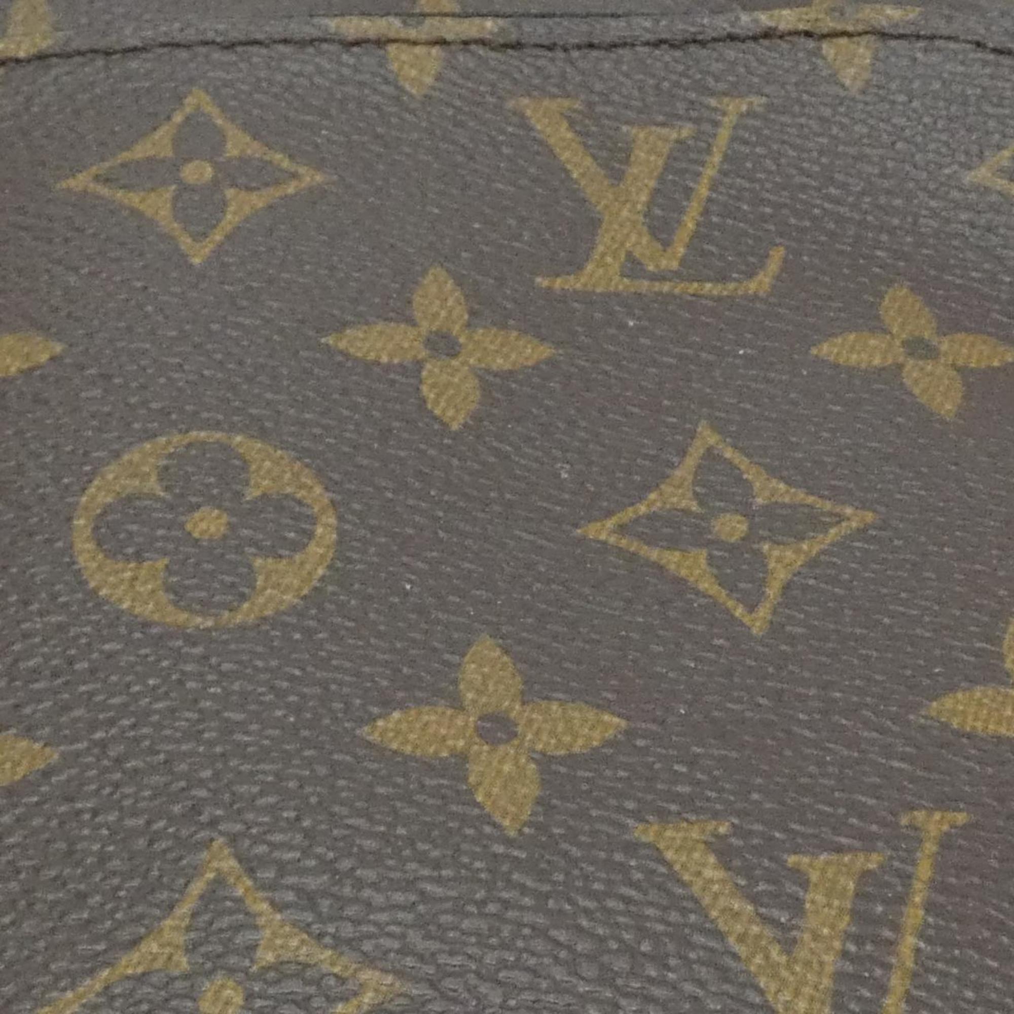 Louis Vuitton Brown Coated Canvas Shoulder Bag (Pre-Owned)