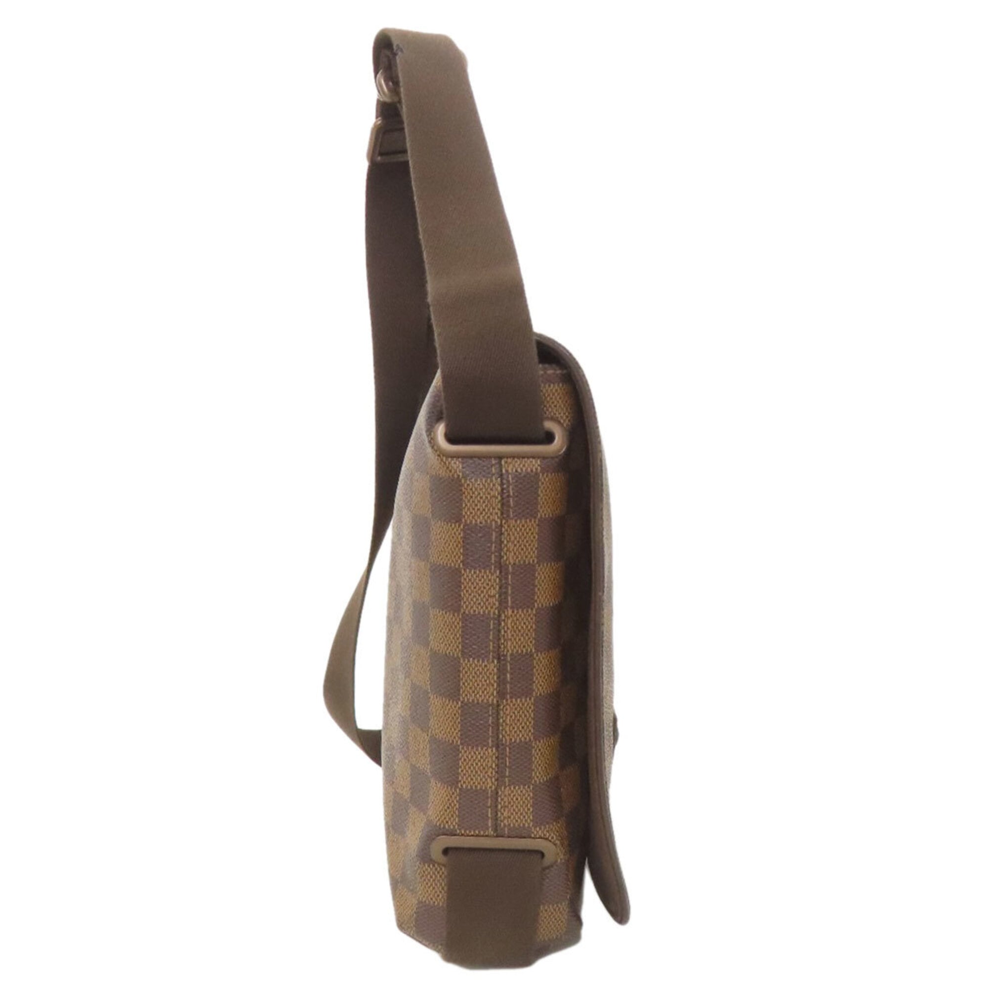 Louis Vuitton Damier Canvas Ebene Damier Canvas Shoulder Bag (Pre-Owned)