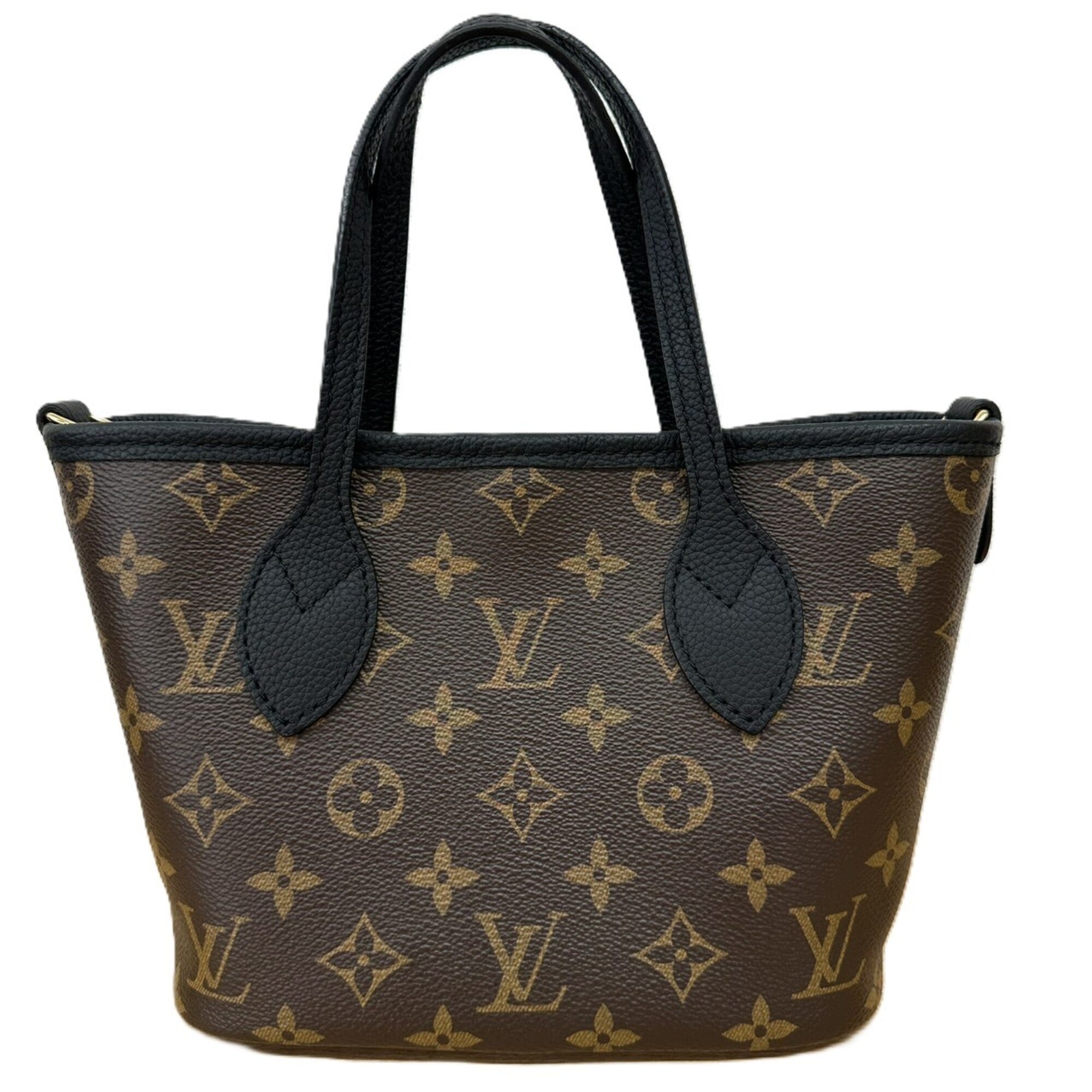 Louis Vuitton Monogram Brown Leather Tote Bag (Pre-Owned)