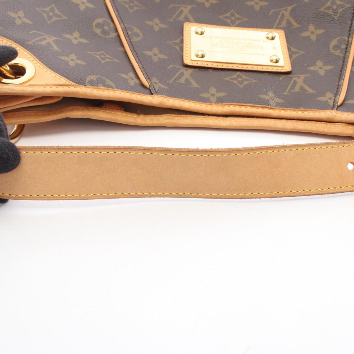 Louis Vuitton Brown Monogram Coated Canvas Leather Handbag Shoulder Bag (Pre-Owned)