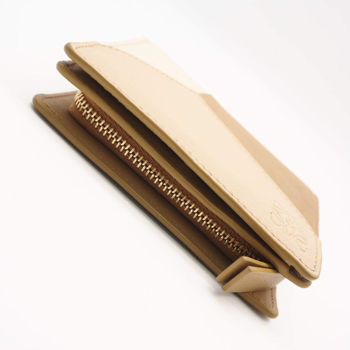 Loewe Beige Leather Wallet (Bi-Fold) (Pre-Owned)