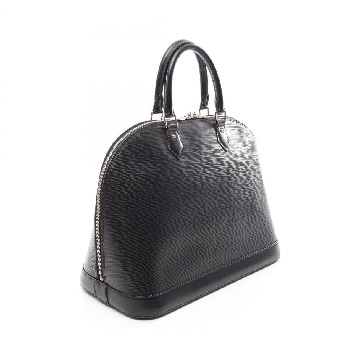 Louis Vuitton Black Leather Handbag (Pre-Owned)