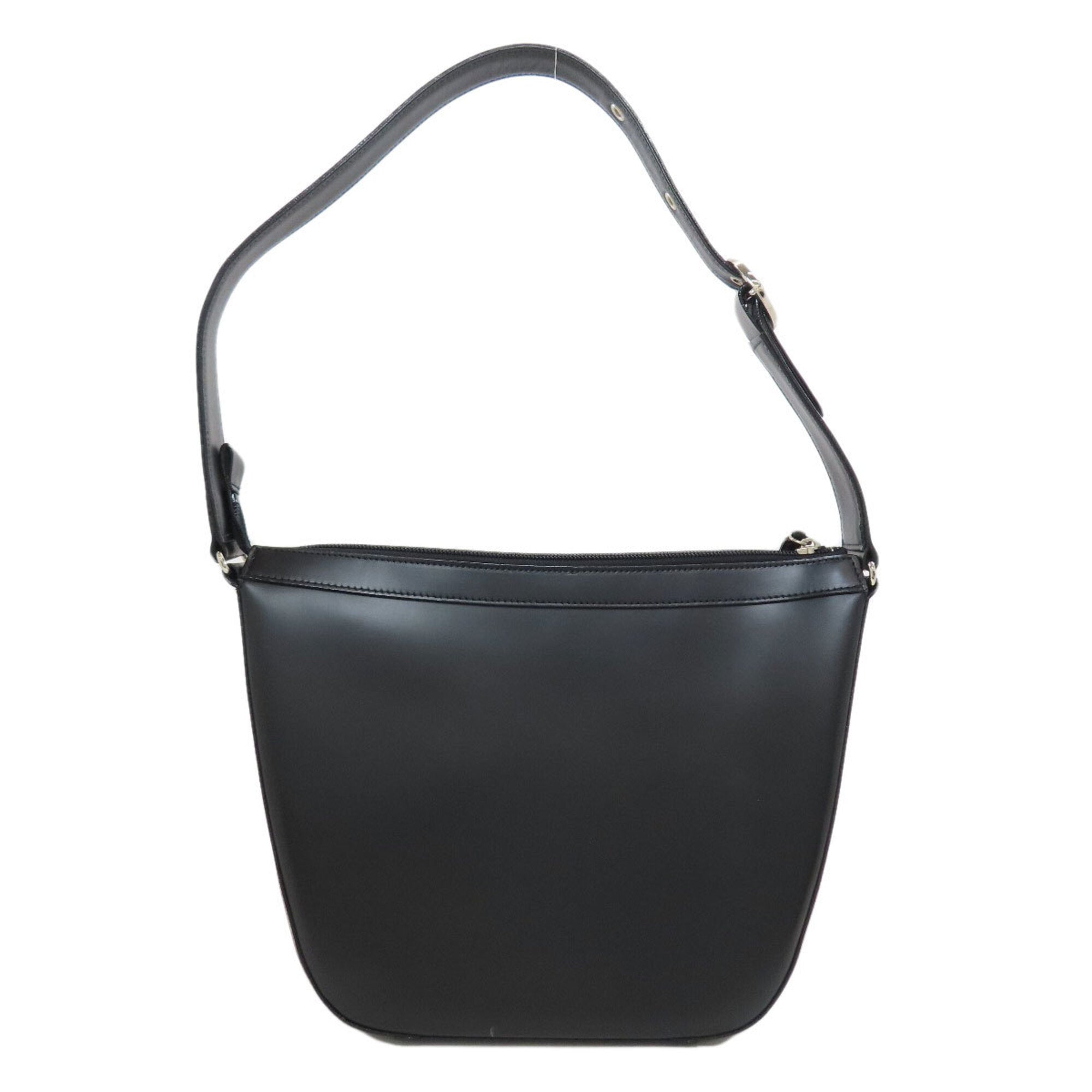 Burberry Black Leather Shoulder Bag (Pre-Owned)