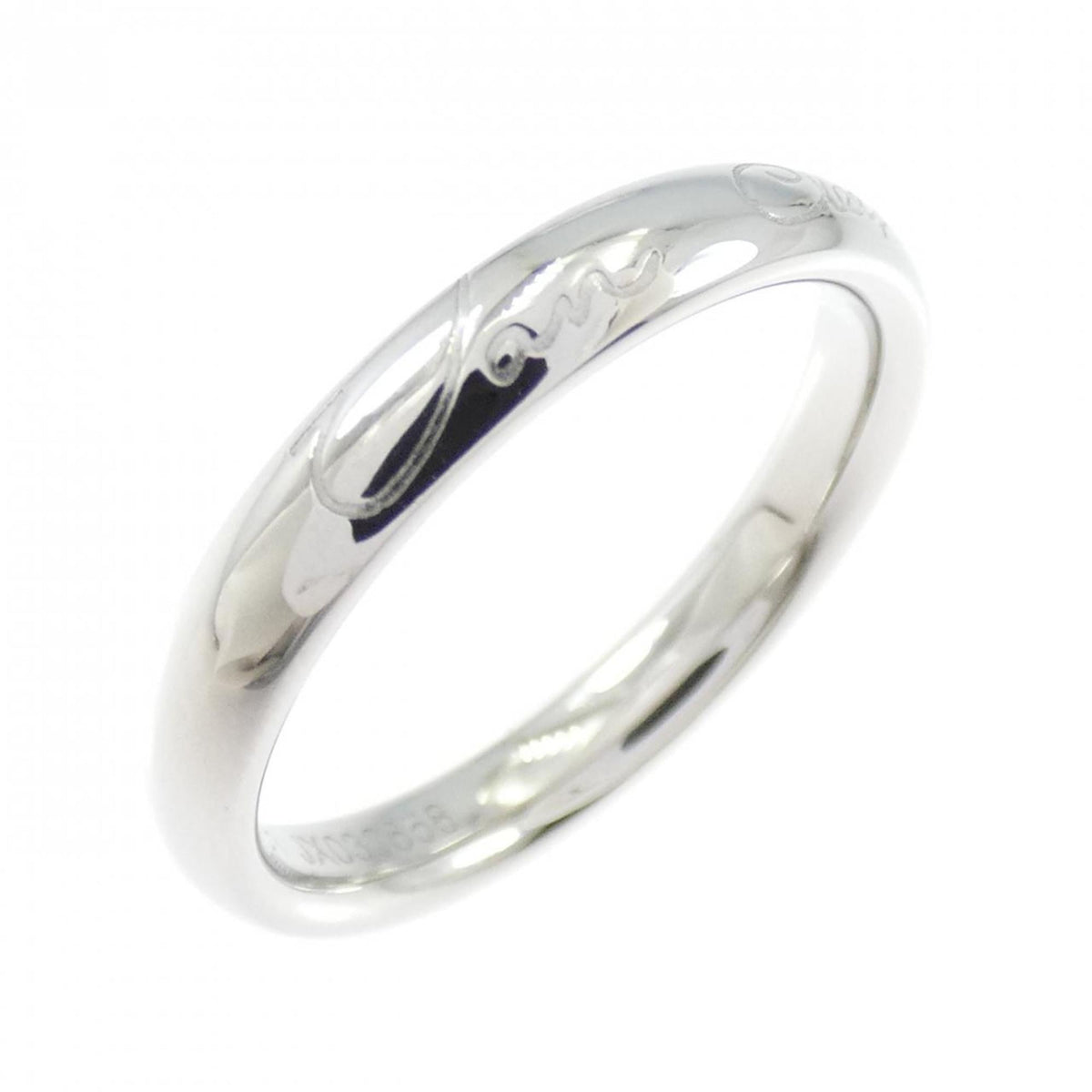 Van Cleef & Arpels Platinum 950 Band Ring (Pre-Owned)
