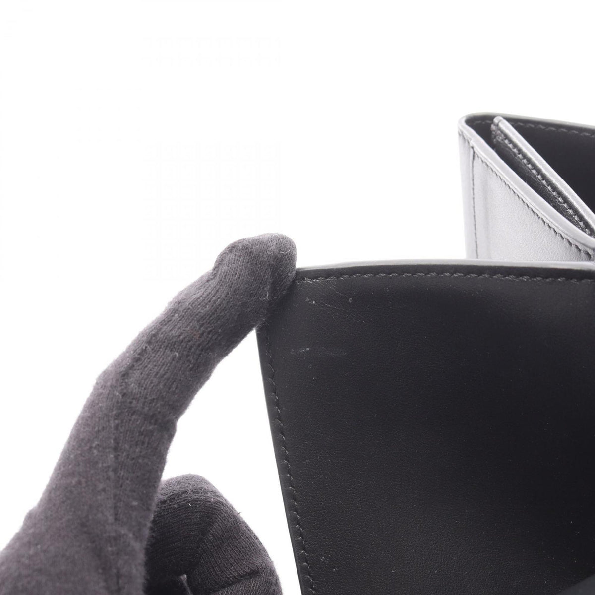 Celine Black Leather Wallet (Tri-Fold) (Pre-Owned)