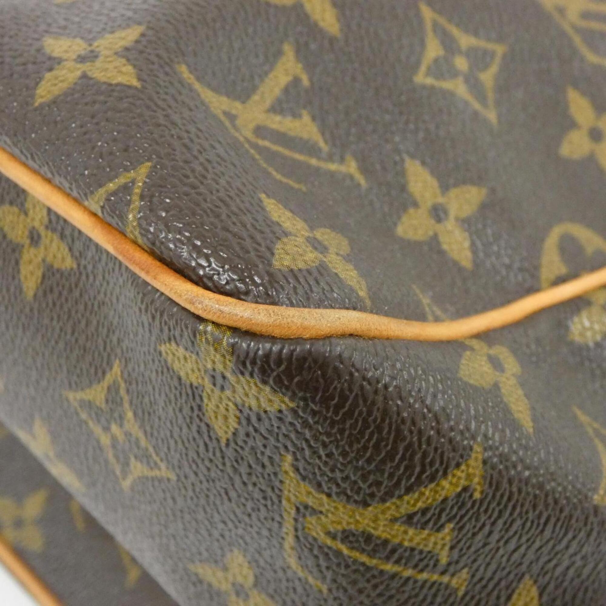Louis Vuitton Monogram Marron Coated Canvas Shoulder Bag Tote Bag (Pre-Owned)