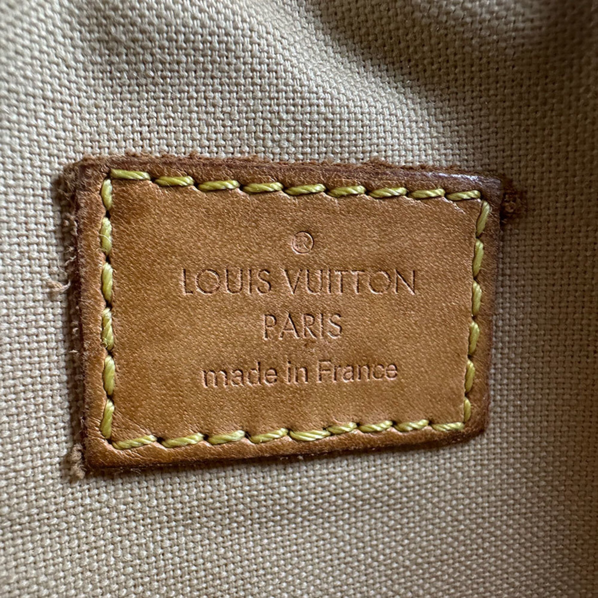 Louis Vuitton Ivory Damier Azur Canvas Pochette Shoulder Bag (Pre-Owned)