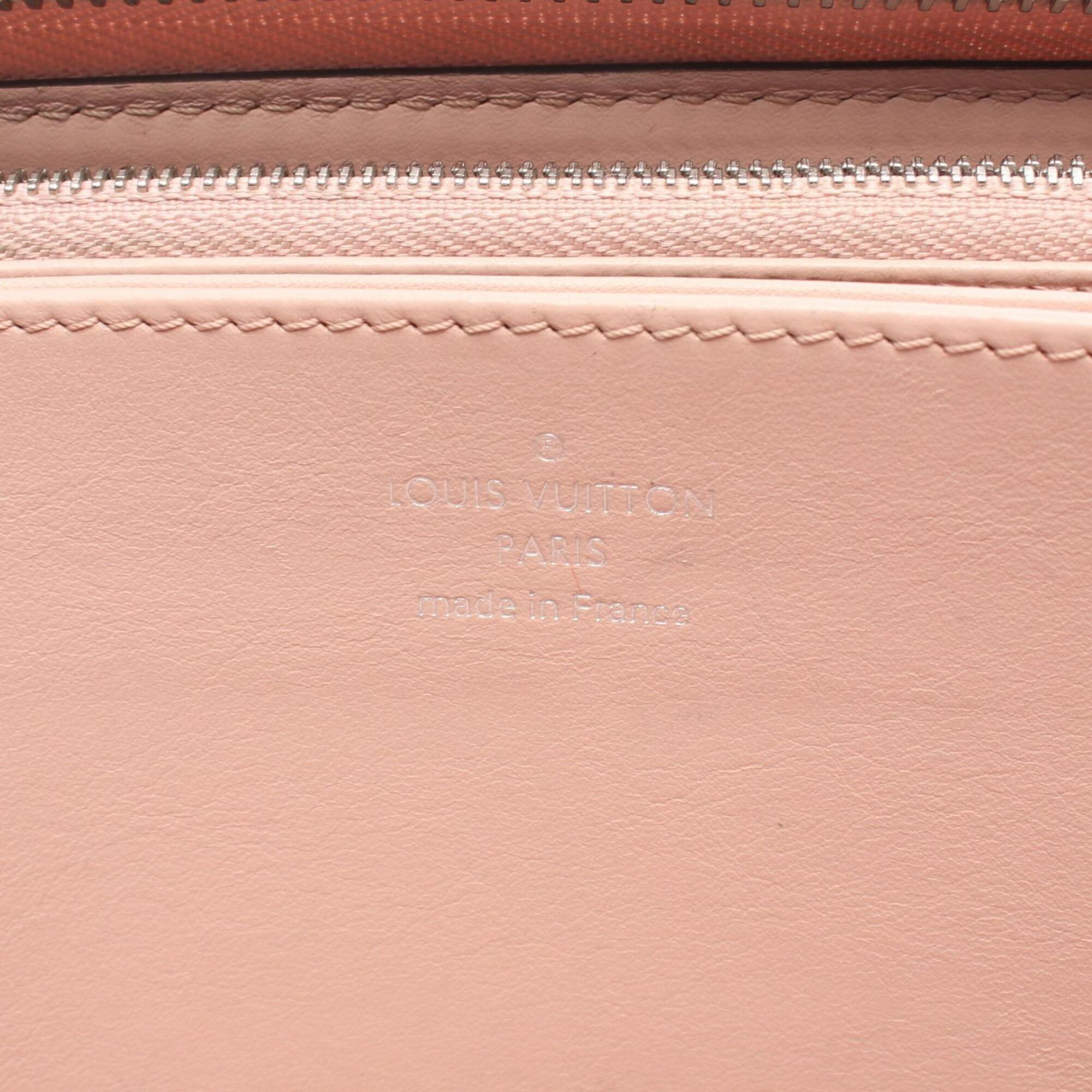Louis Vuitton Pink Leather Long Wallet (Bi-Fold) (Pre-Owned)