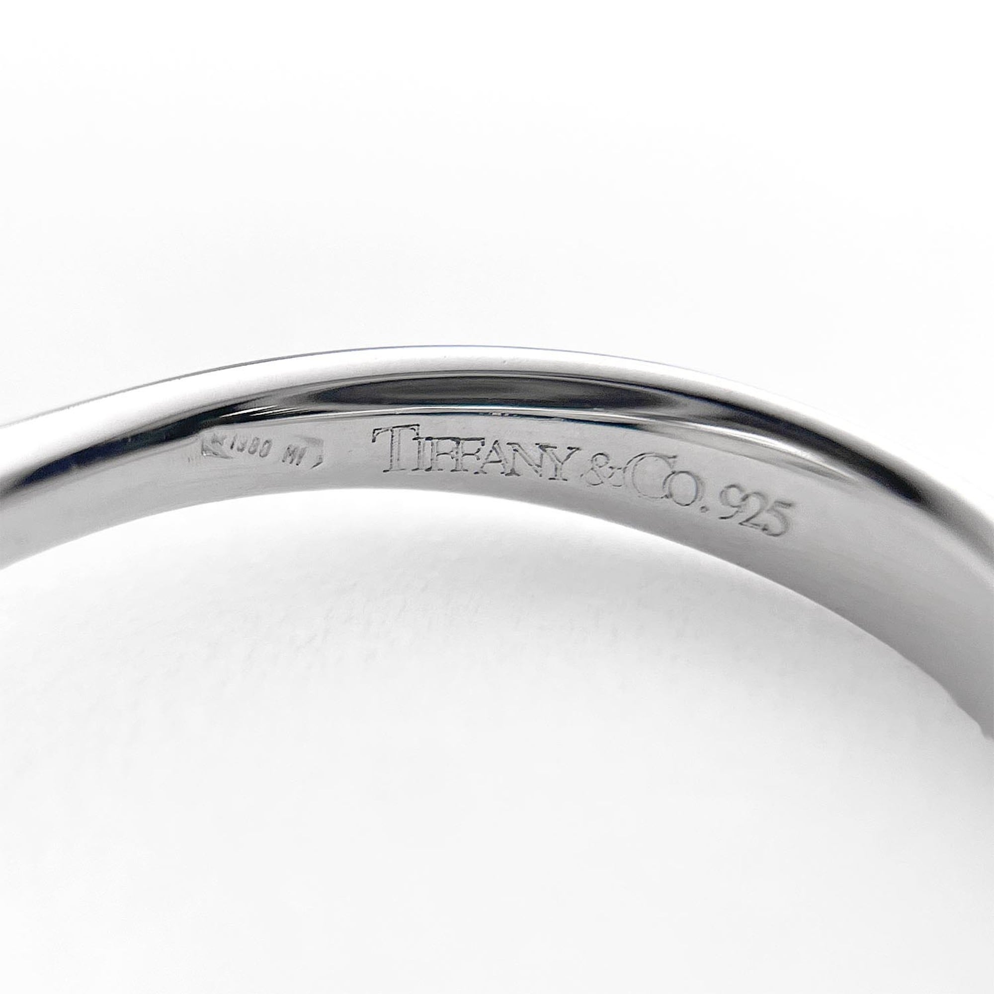 Tiffany Silver Silver 925 Band Ring (Pre-Owned)