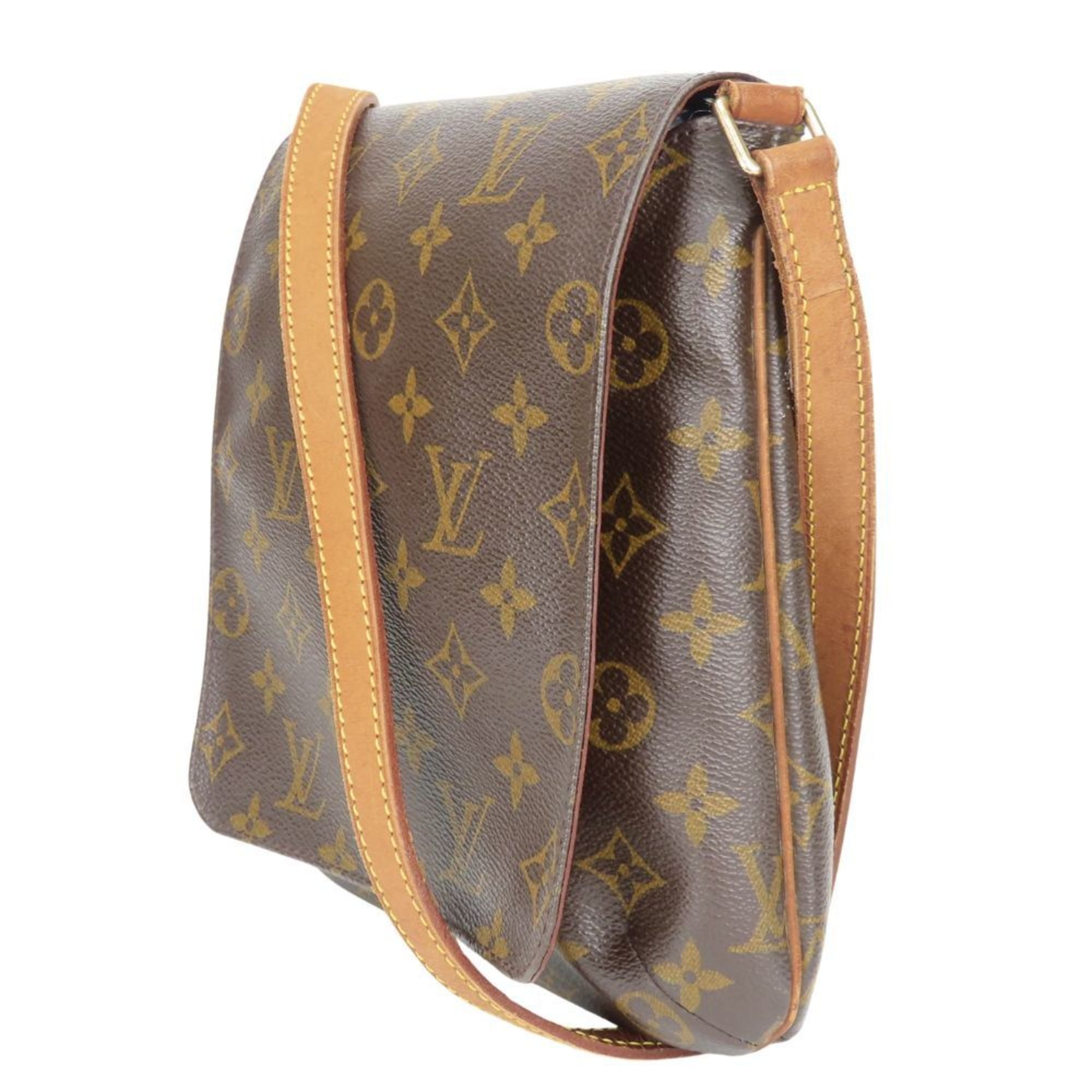 Louis Vuitton Brown Monogram Monogram Leather Shoulder Bag (Pre-Owned)