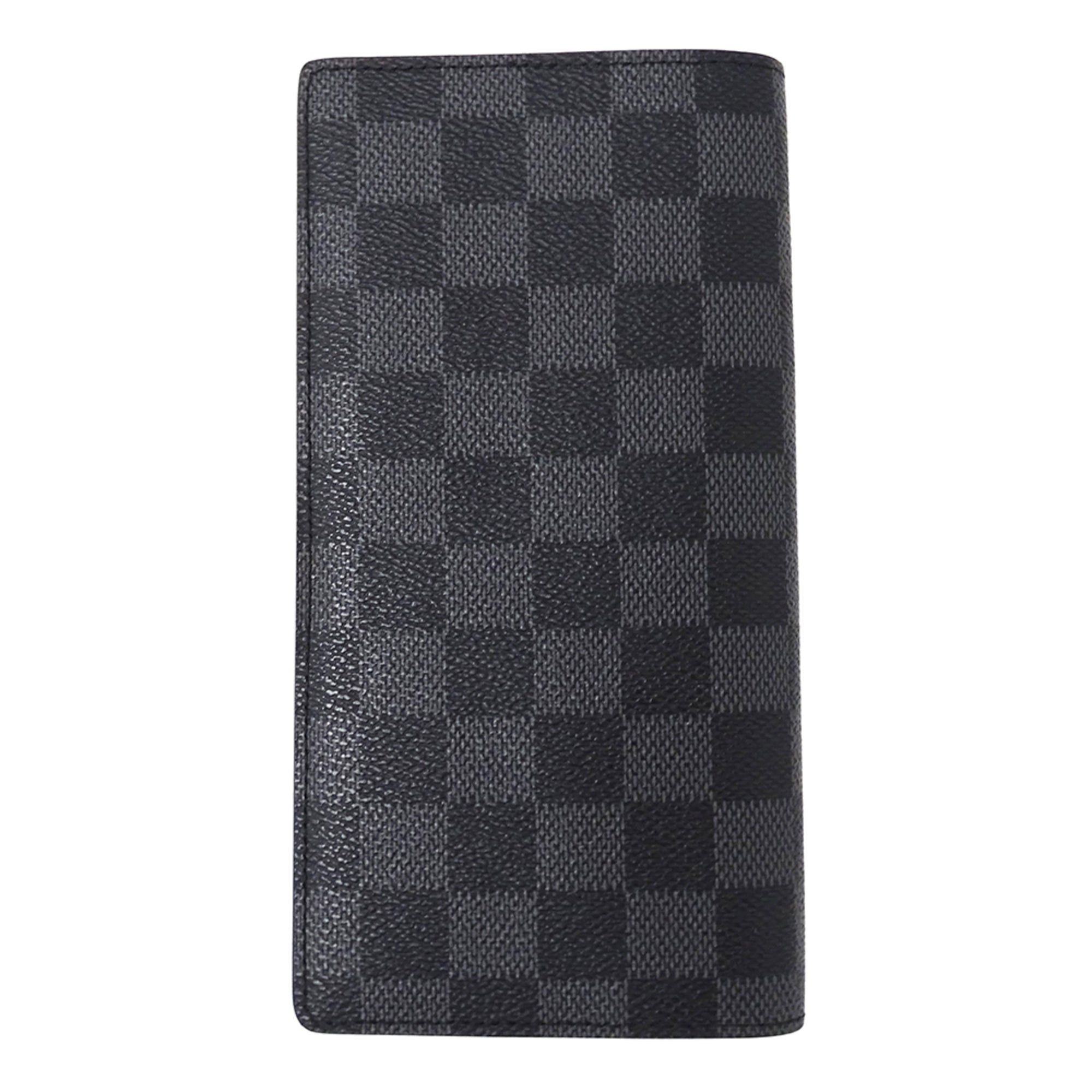 Louis Vuitton Black Damier Graphite Damier Graphite Long Wallet (Bi-Fold) (Pre-Owned)