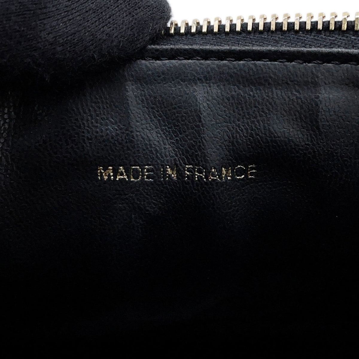 Chanel Black Grained Calfskin Handbag Vanity Bag (Pre-Owned)