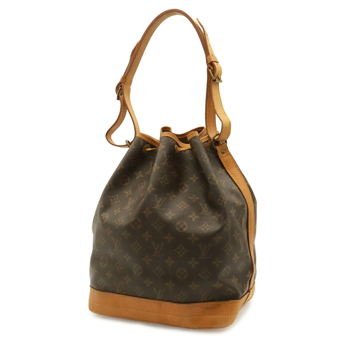 Louis Vuitton Brown Monogram Canvas Shoulder Bag (Pre-Owned)