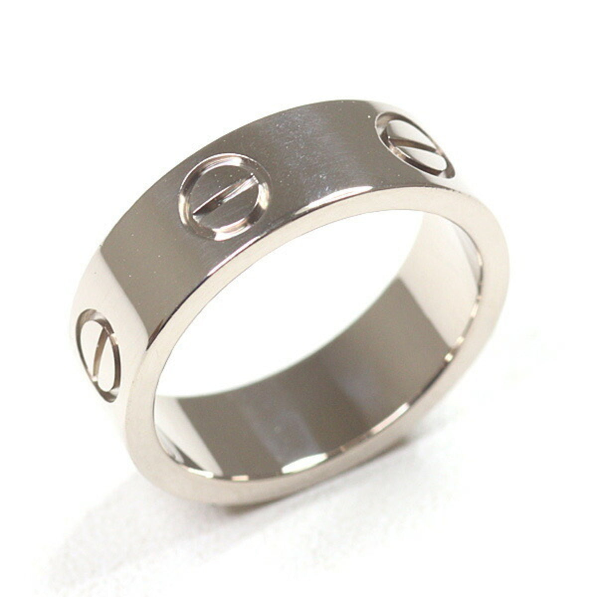 Cartier White Gold White Gold (18K) Band Ring (Pre-Owned)