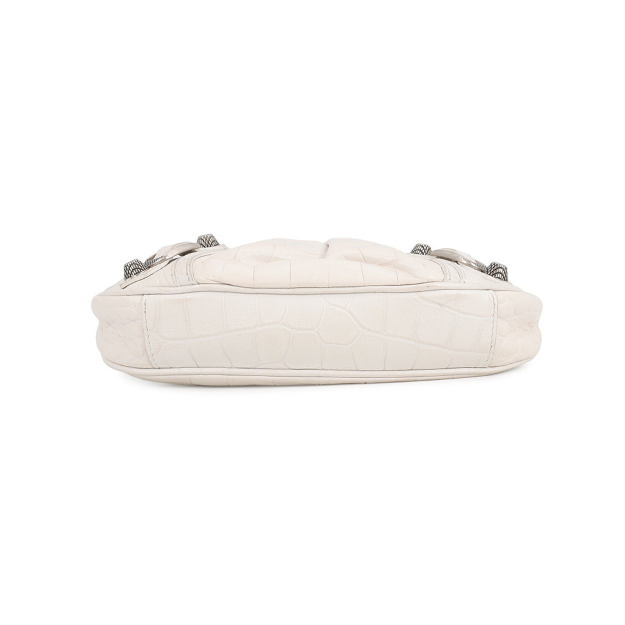 Balenciaga White Leather Shoulder Bag (Pre-Owned)