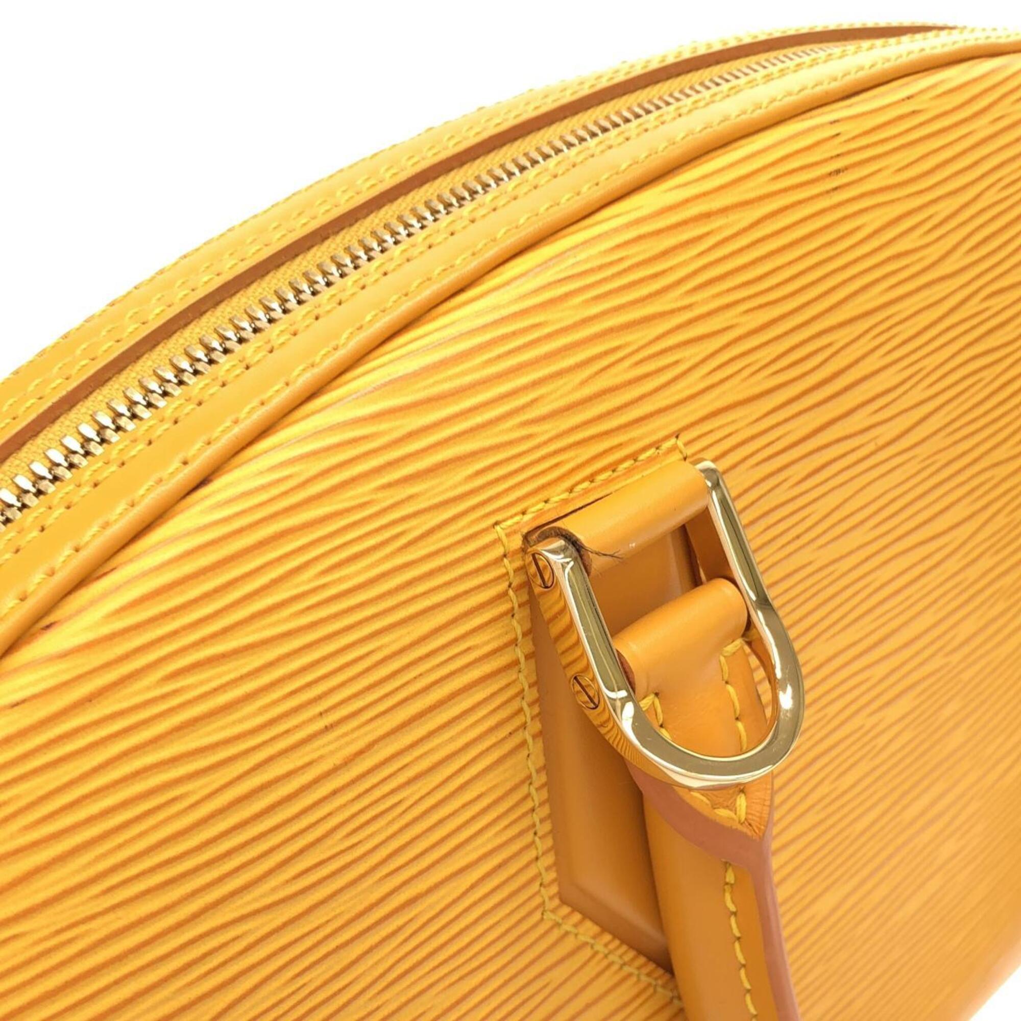 Louis Vuitton Yellow Leather Handbag (Pre-Owned)