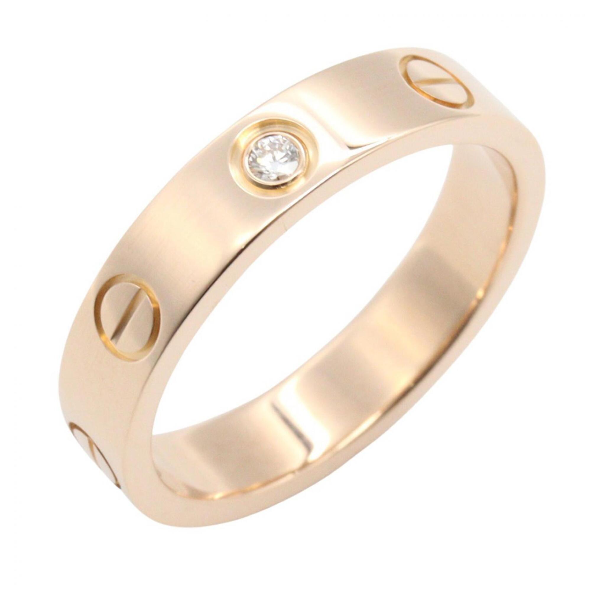 Cartier Gold Clear Pink Gold (18K) Band Ring (Pre-Owned)
