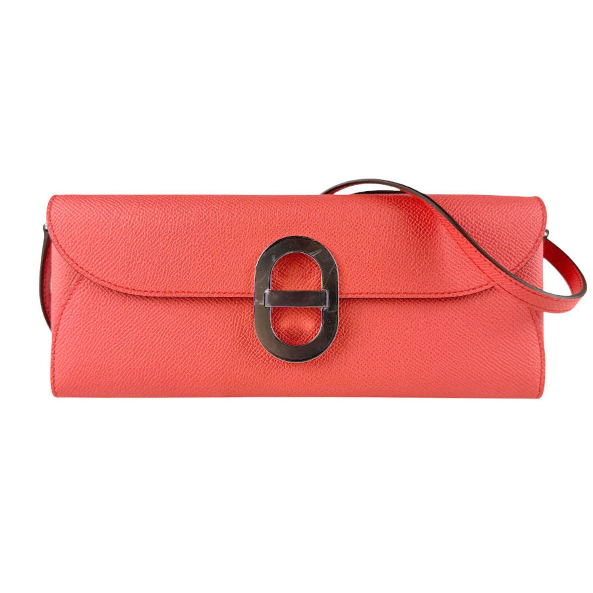 Hermes Rose Jaipur Epsom Leather Shoulder Bag (Pre-Owned)