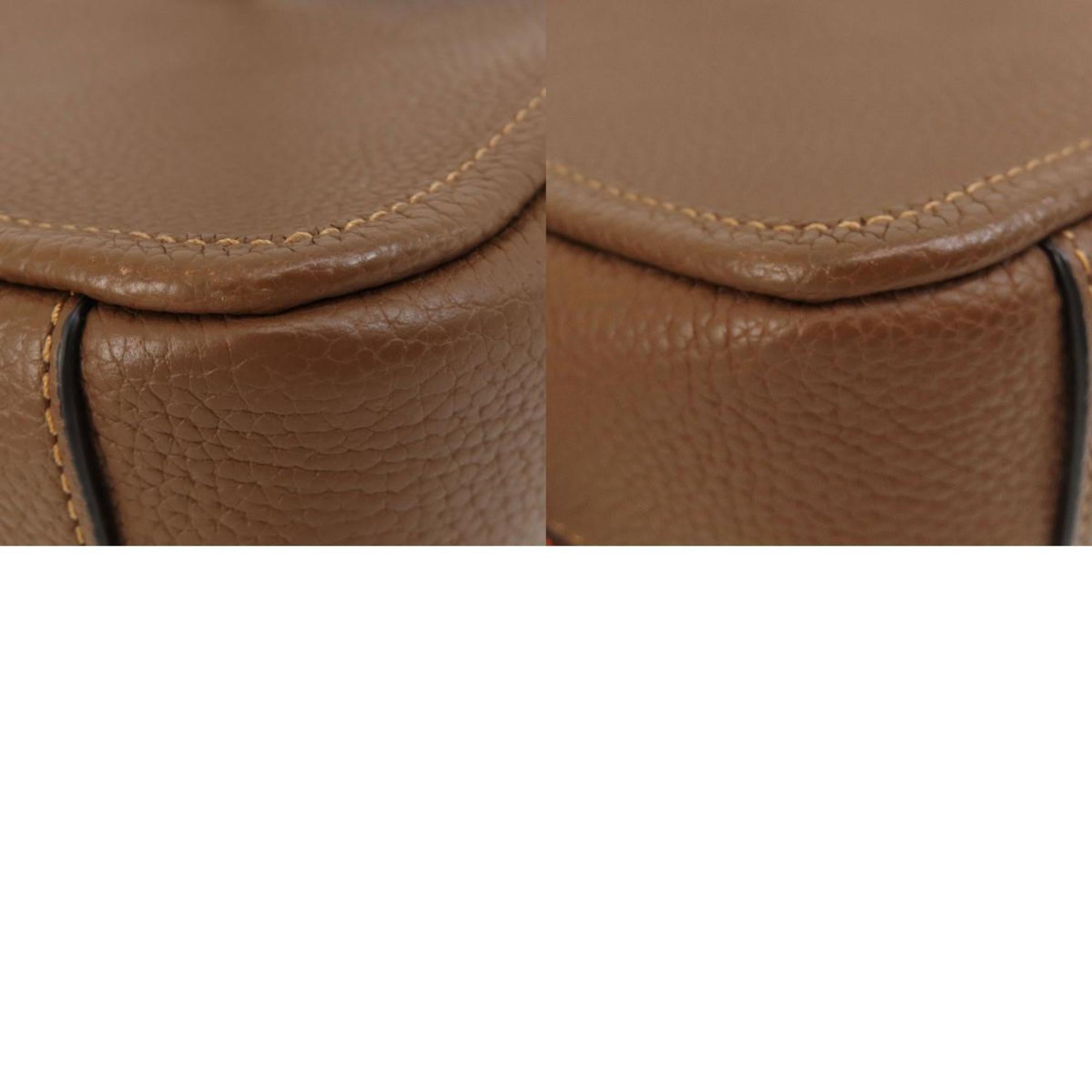 Coach Brown Leather Shoulder Bag (Pre-Owned)