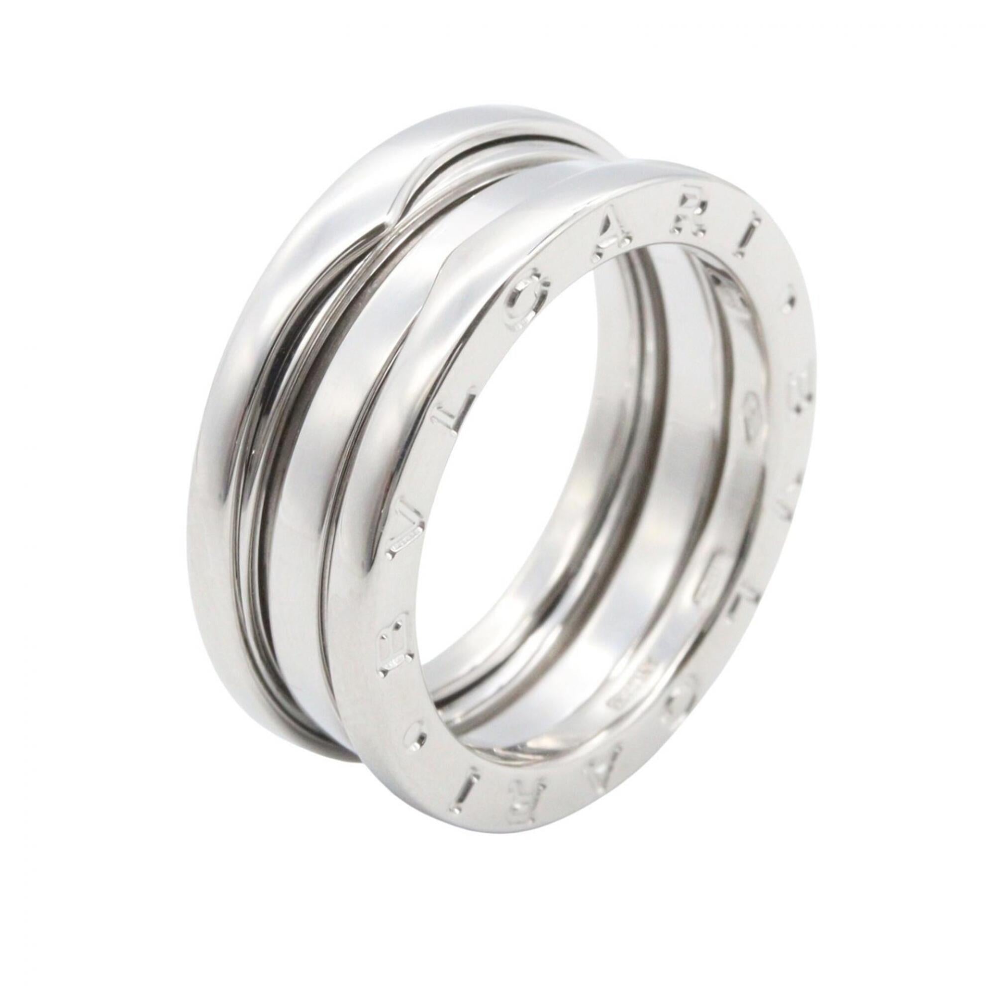 Bvlgari Silver White Gold (18K) Band Ring (Pre-Owned)