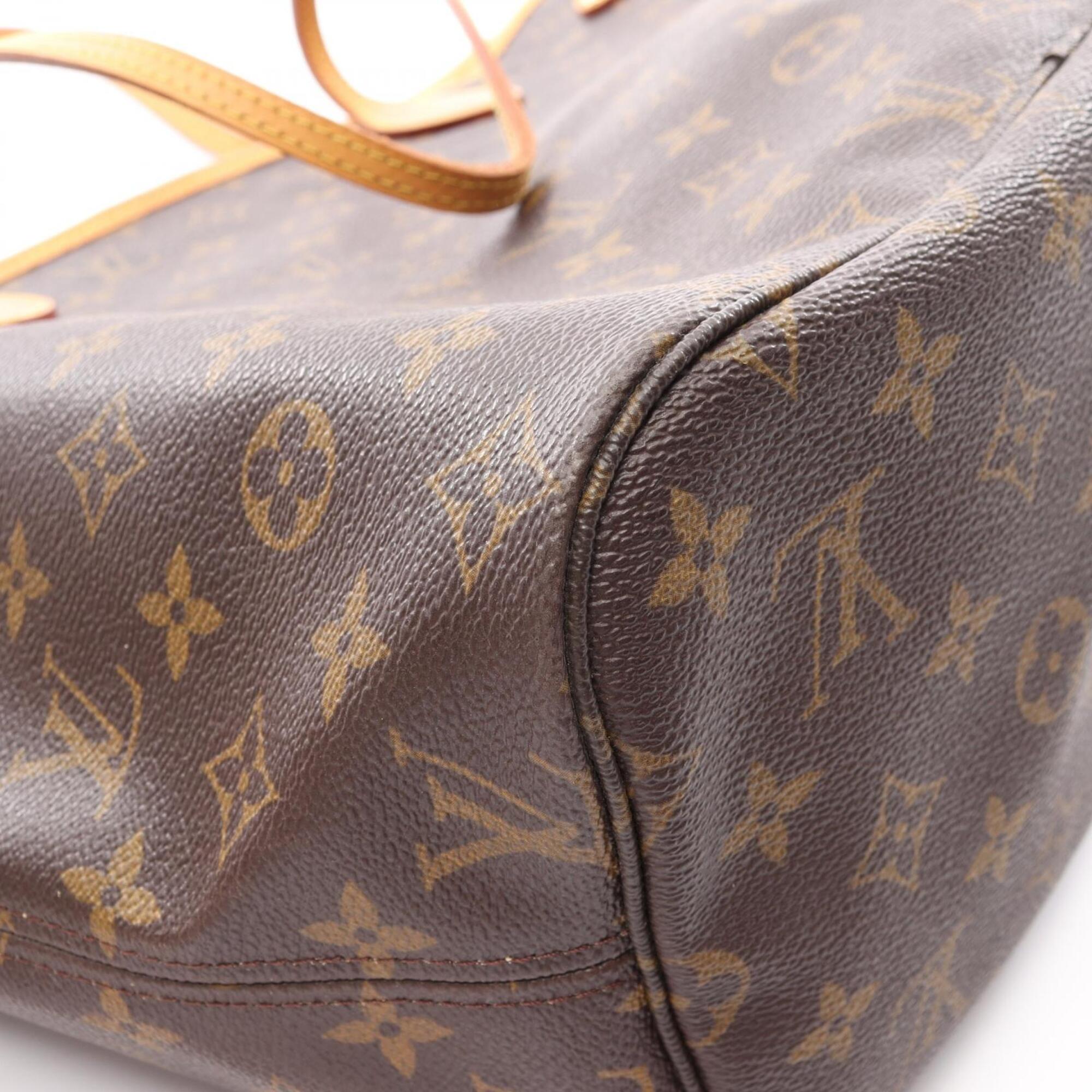 Louis Vuitton Brown Pvc Leather Handbag Tote Bag (Pre-Owned)
