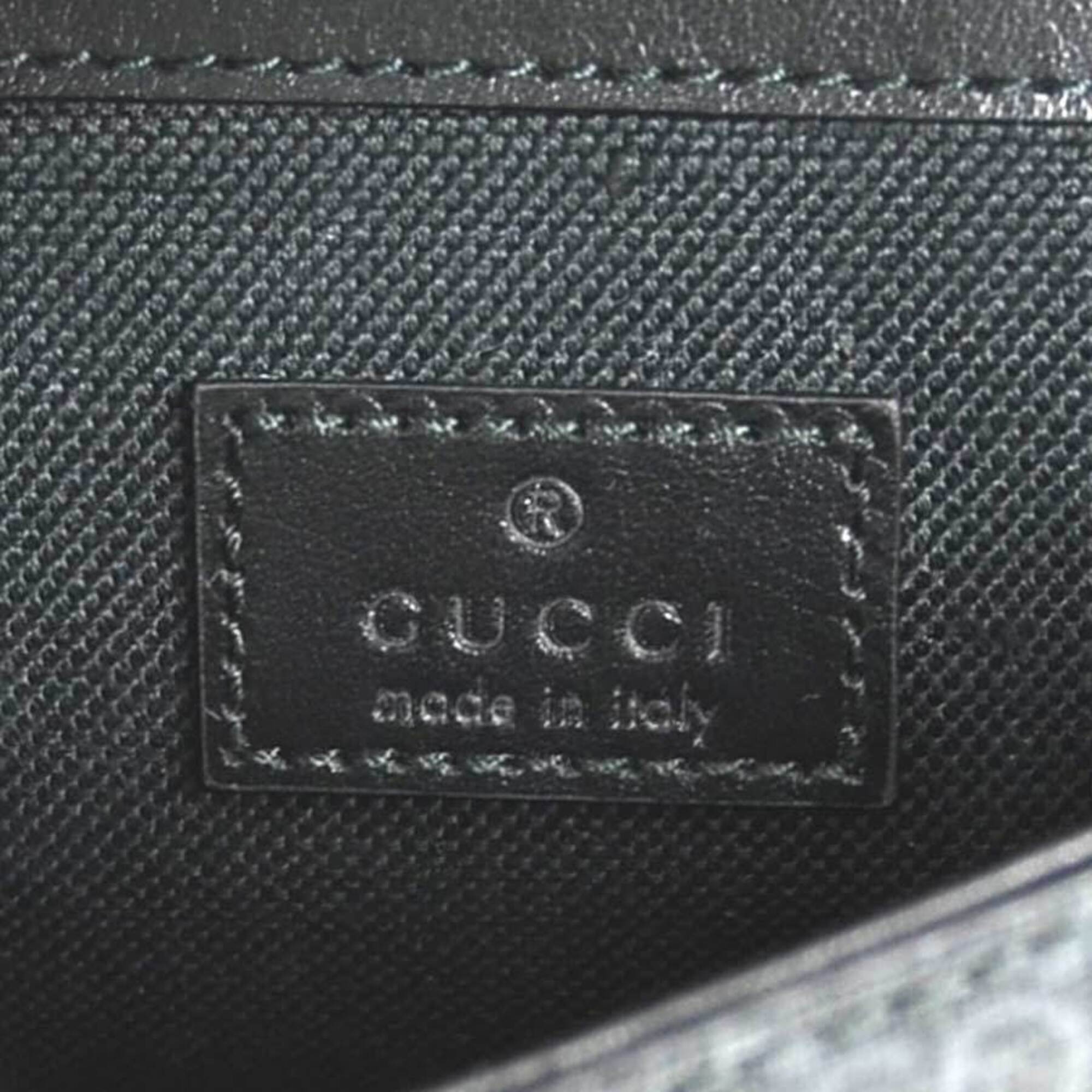 Gucci Black Gg Supreme Fanny Pack (Pre-Owned)