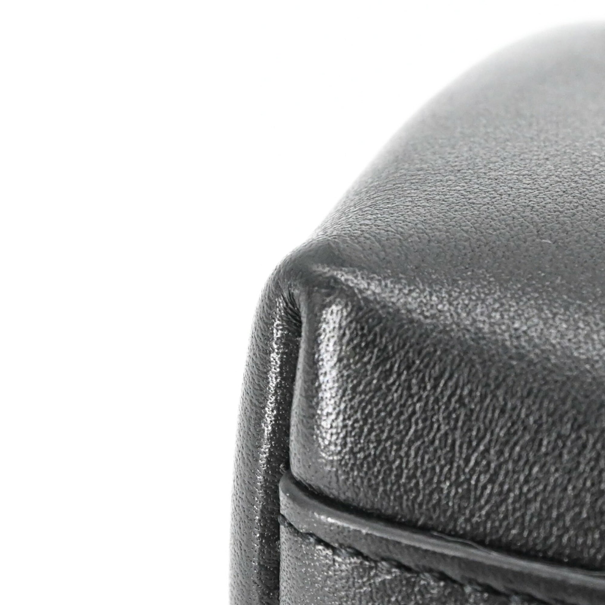 Cartier Black Leather Handbag (Pre-Owned)