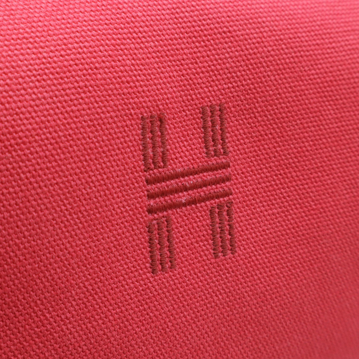 Hermes Pink Canvas Handbag Pouch (Pre-Owned)