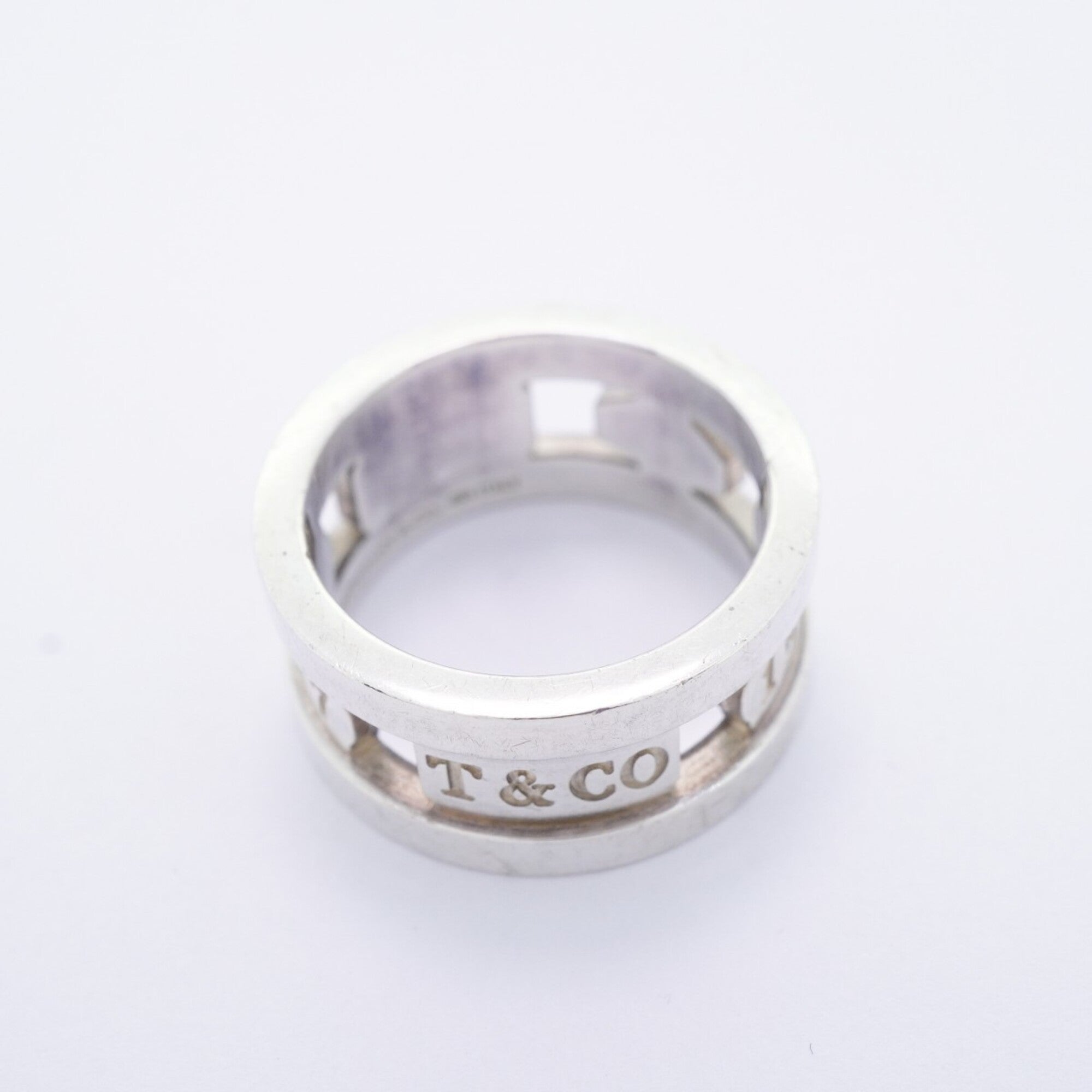 Tiffany Silver 925 Band Ring (Pre-Owned)